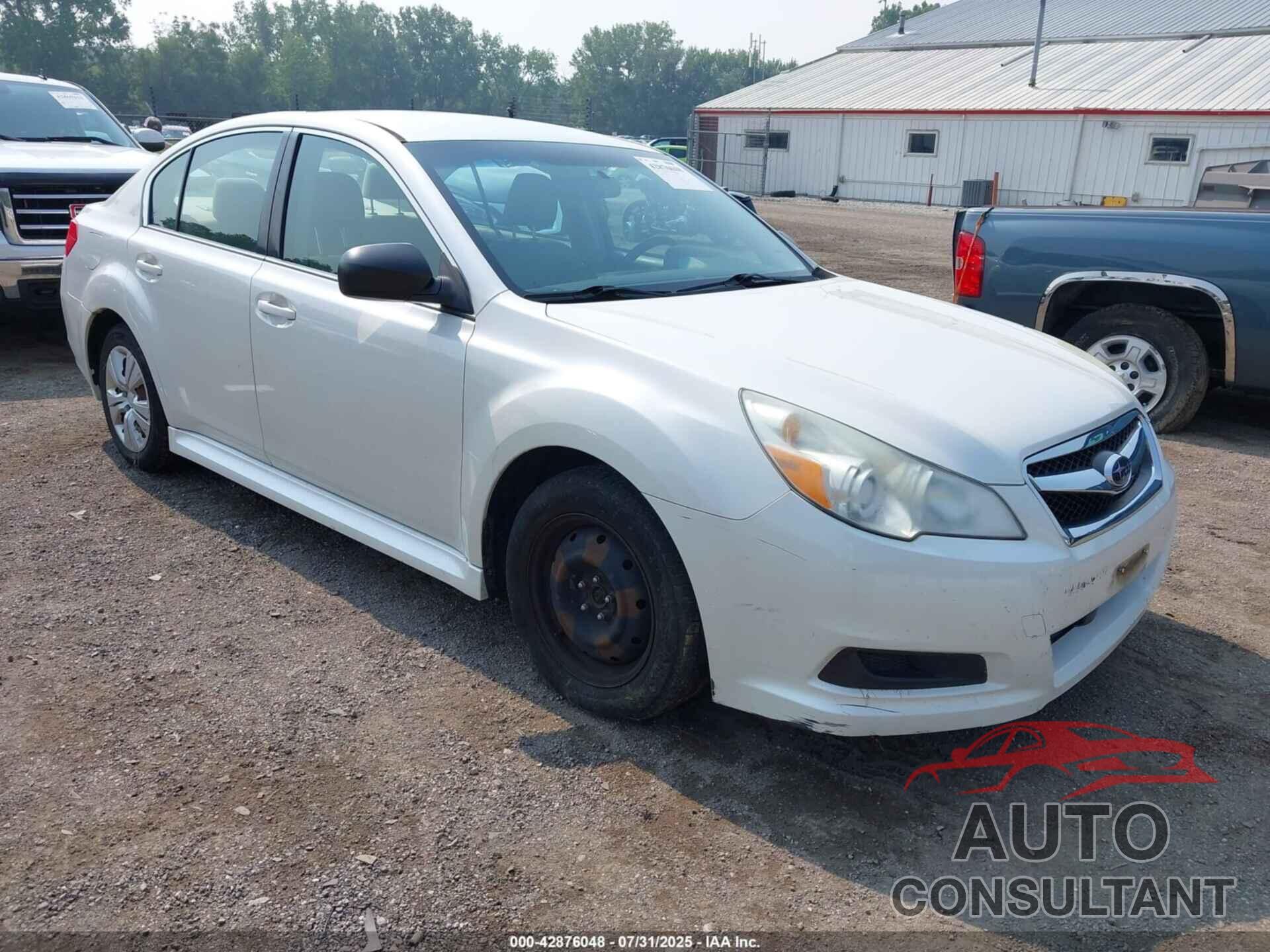 SUBARU LEGACY 2011 - 4S3BMCA66B3257280
