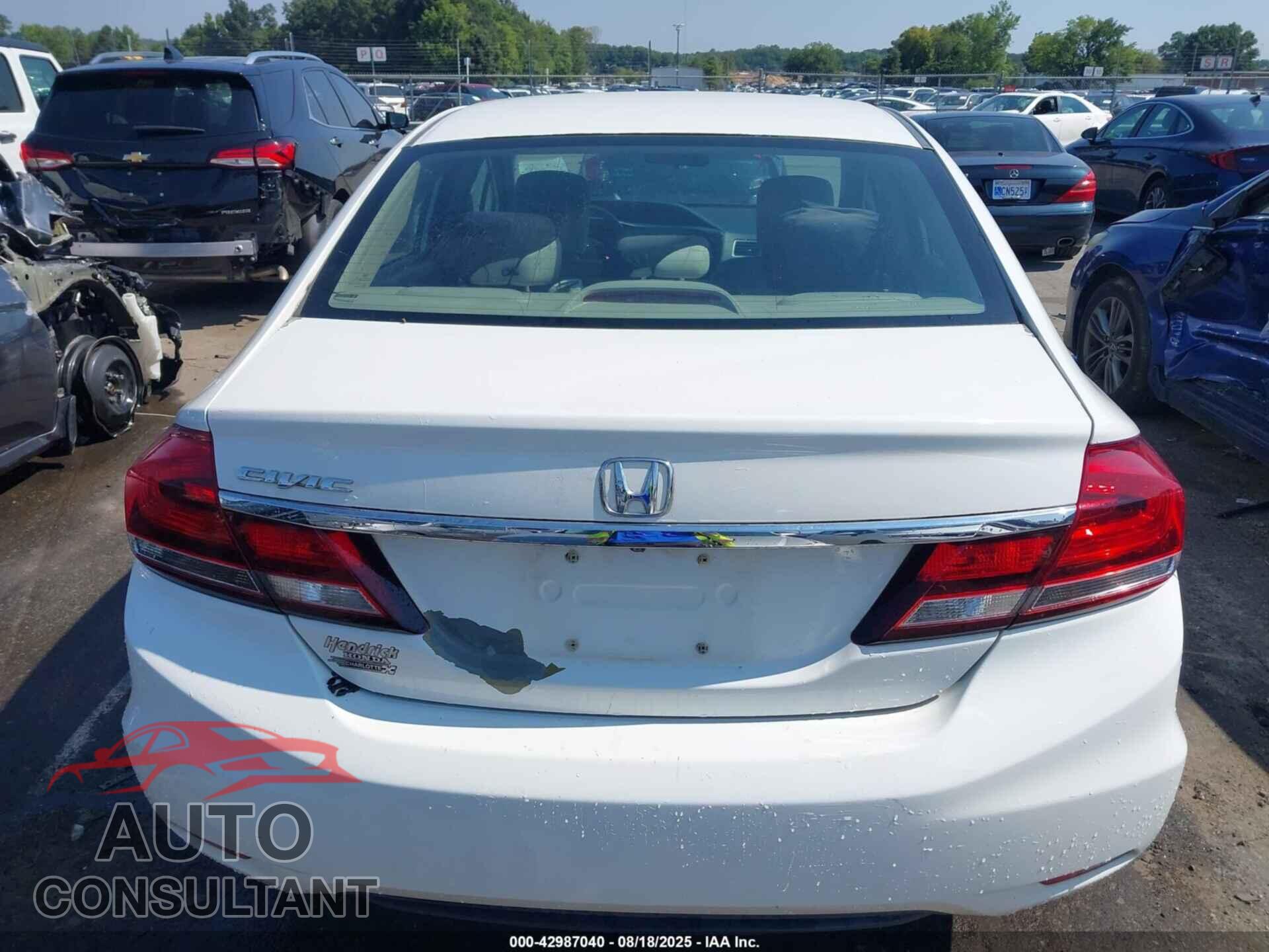 HONDA CIVIC 2014 - 2HGFB2F86EH554967