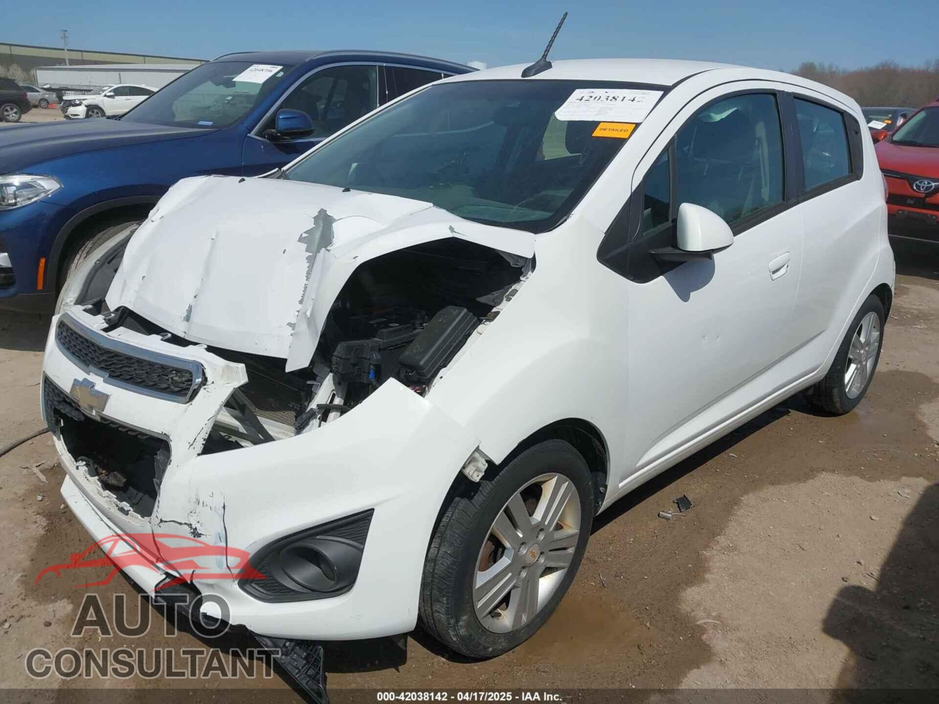 CHEVROLET SPARK 2013 - KL8CD6S94DC582925