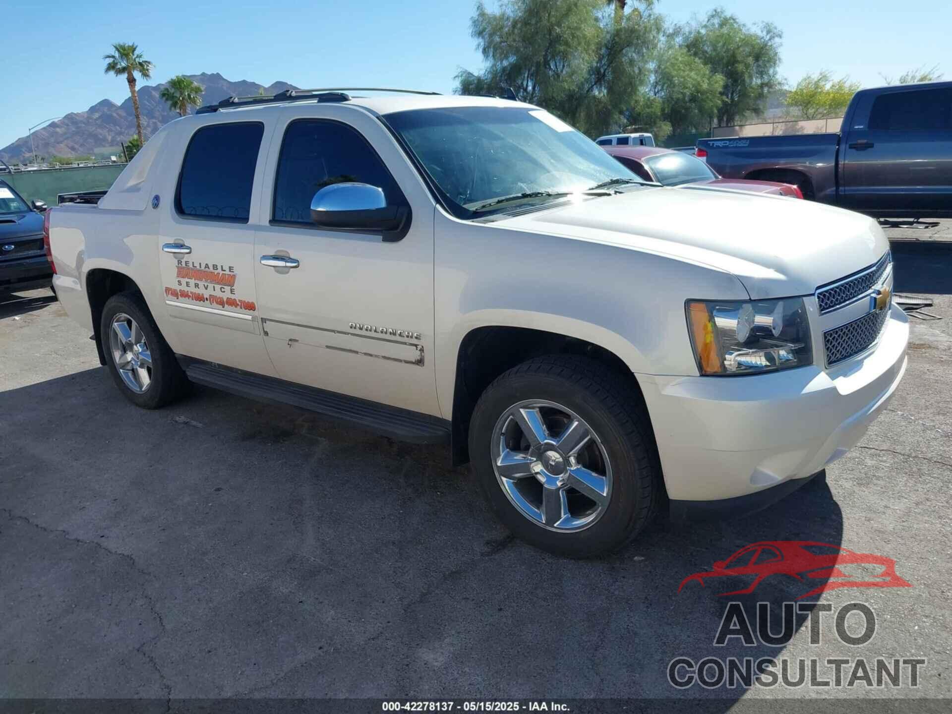 CHEVROLET AVALANCHE 2013 - 3GNTKGE75DG300079