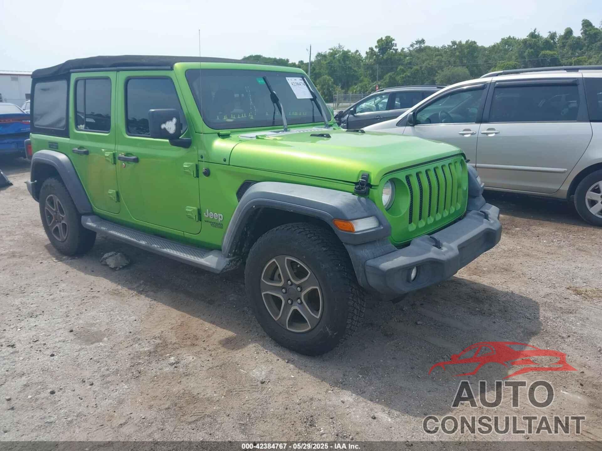 JEEP WRANGLER UNLIMITED 2018 - 1C4HJXDN5JW245518