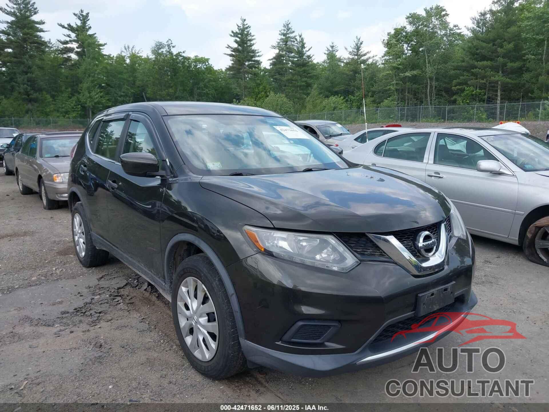NISSAN ROGUE 2016 - KNMAT2MV2GP667909