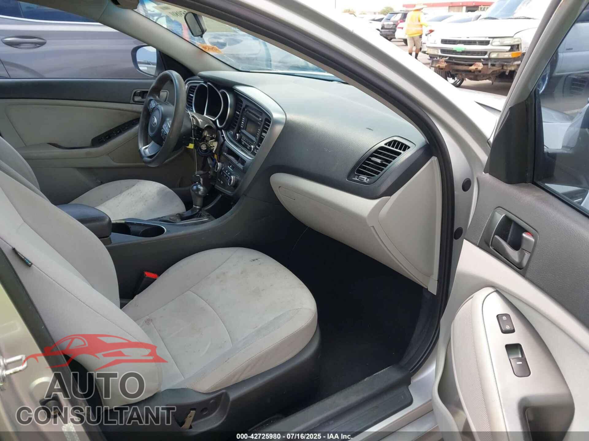 KIA OPTIMA 2014 - KNAGM4A77E5495794