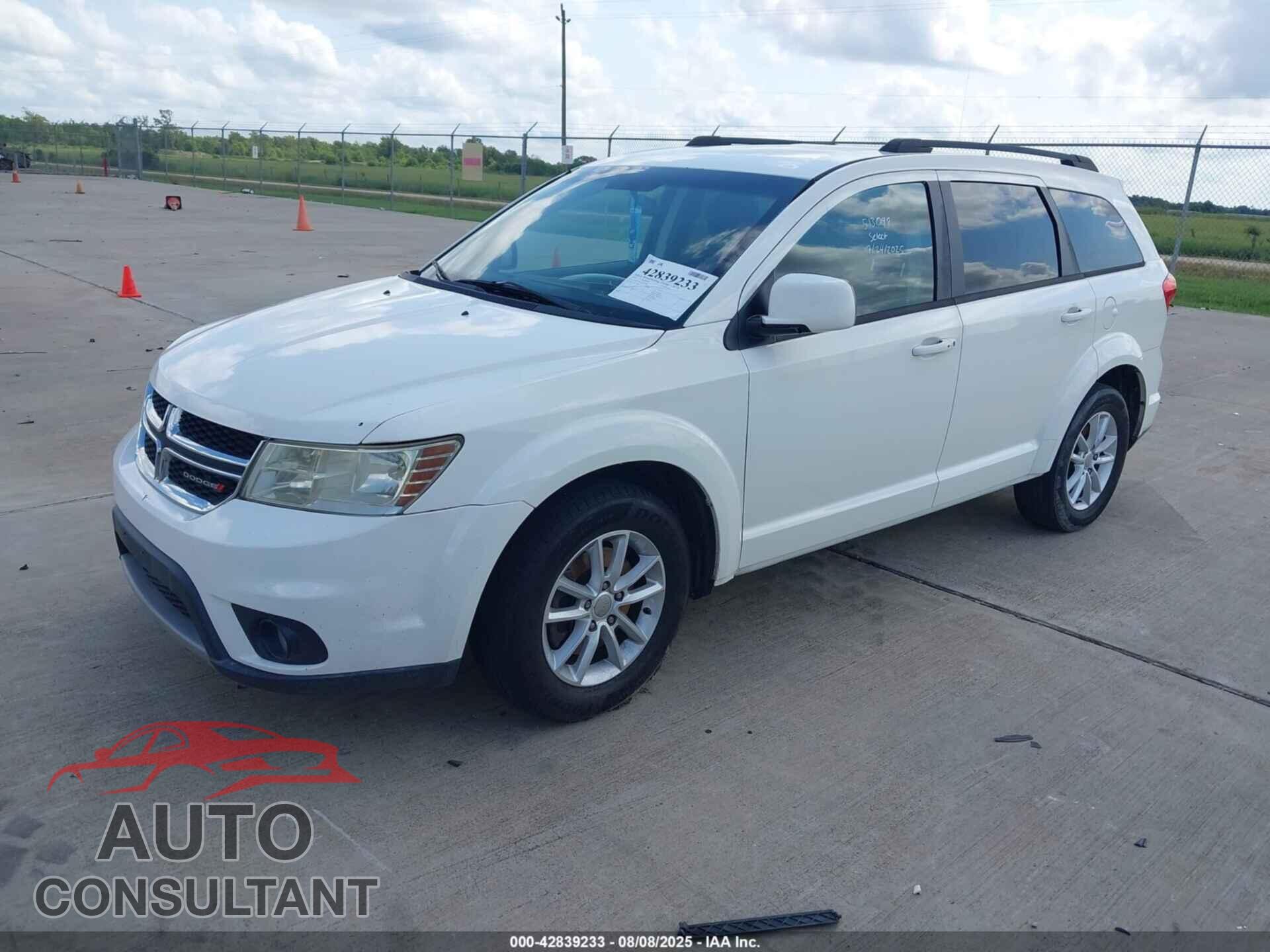 DODGE JOURNEY 2014 - 3C4PDCBG7ET127840