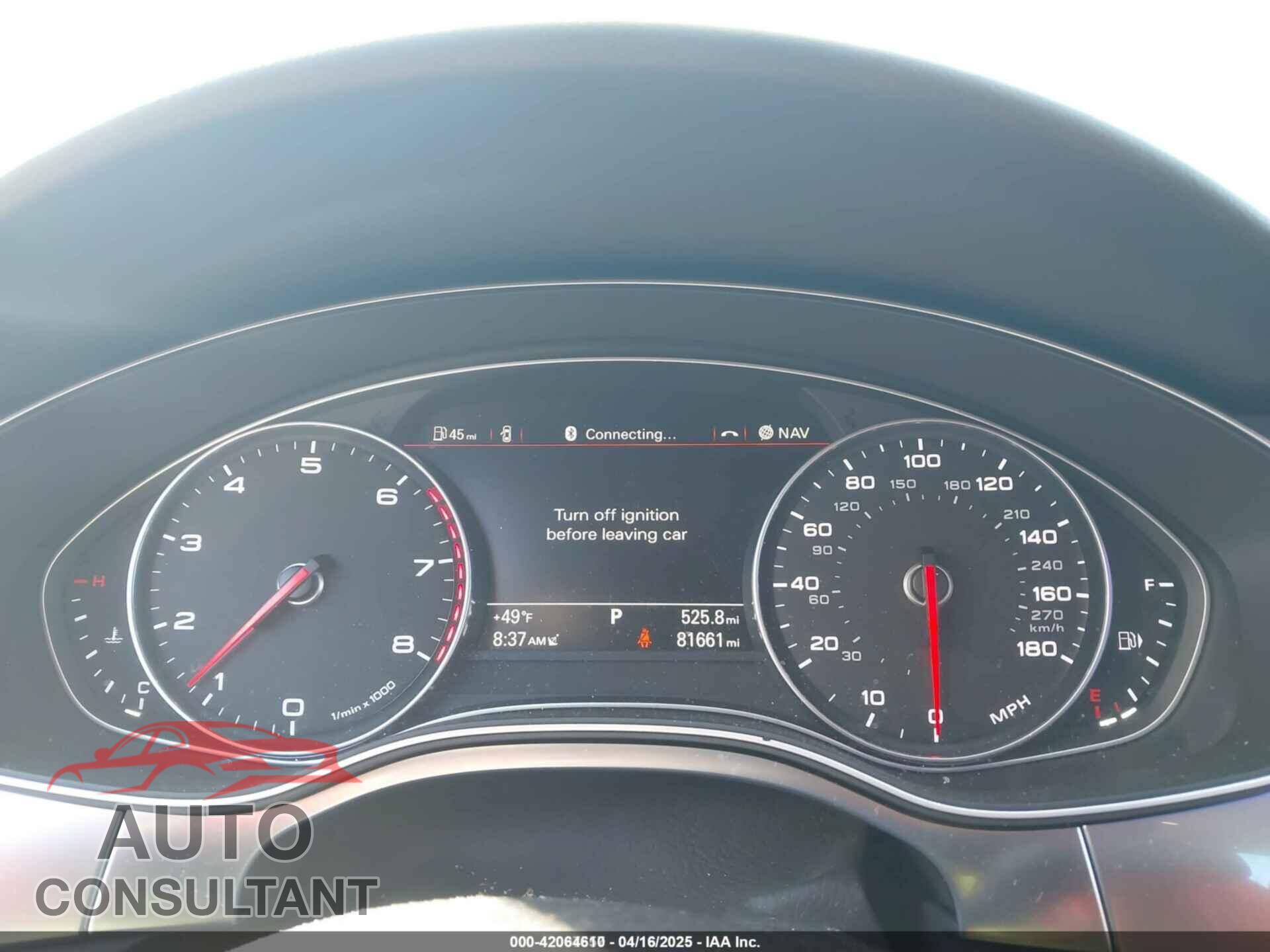 AUDI A6 2015 - WAUFFAFC8FN029996