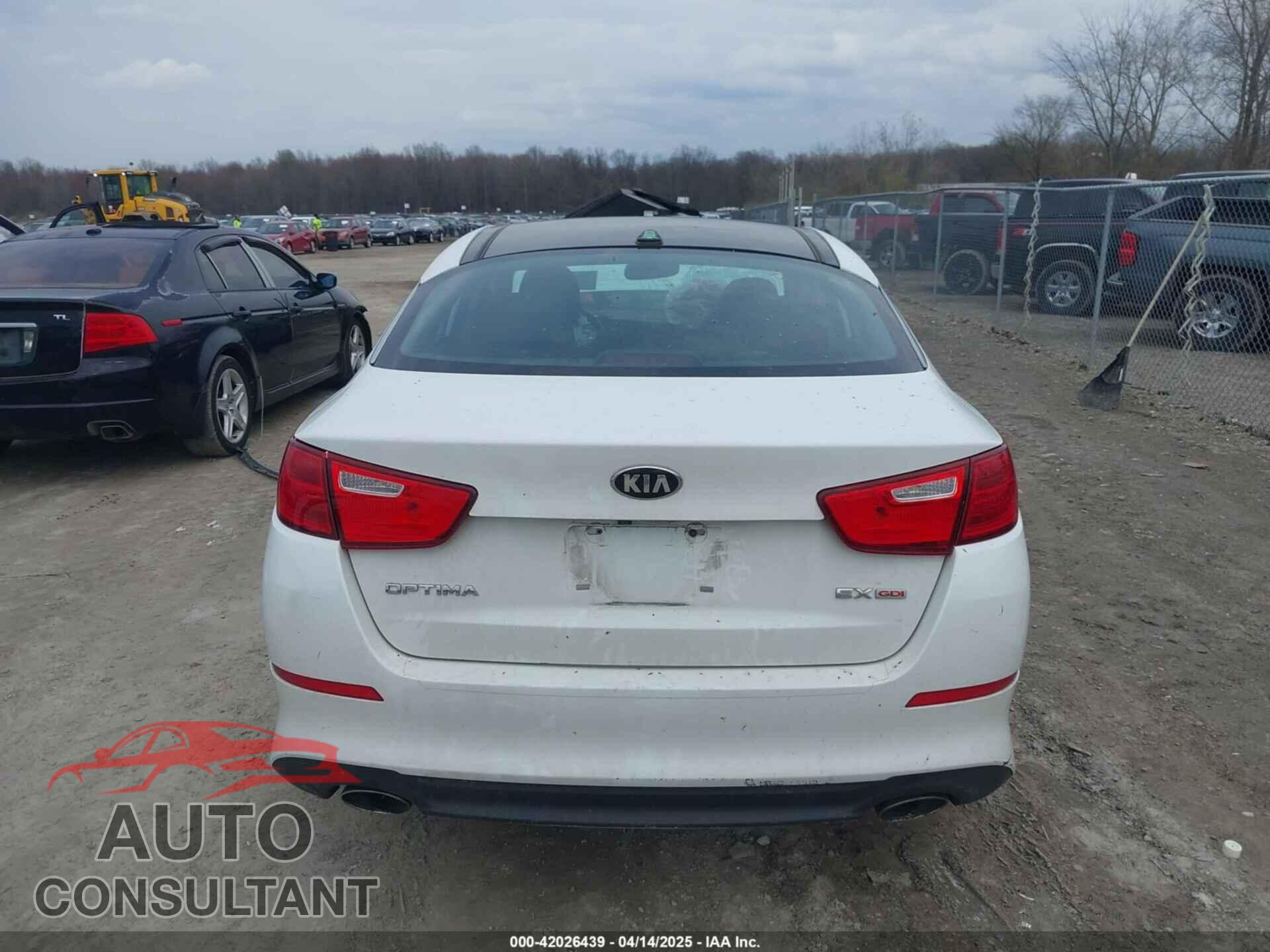 KIA OPTIMA 2015 - 5XXGN4A77FG509304