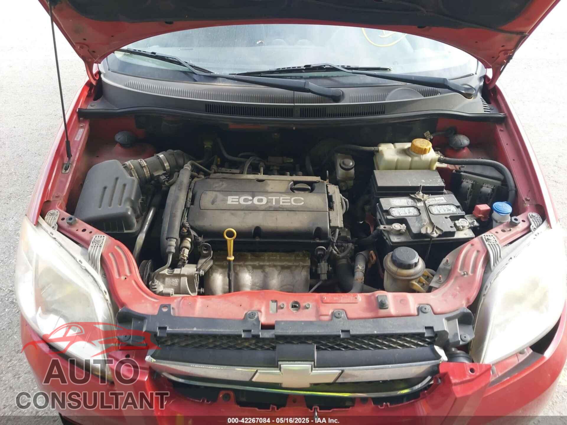 CHEVROLET AVEO 2011 - KL1TG5DE4BB147903