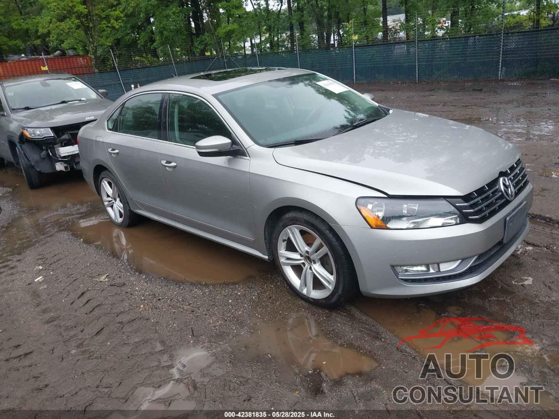 VOLKSWAGEN PASSAT 2013 - 1VWCN7A37DC045616