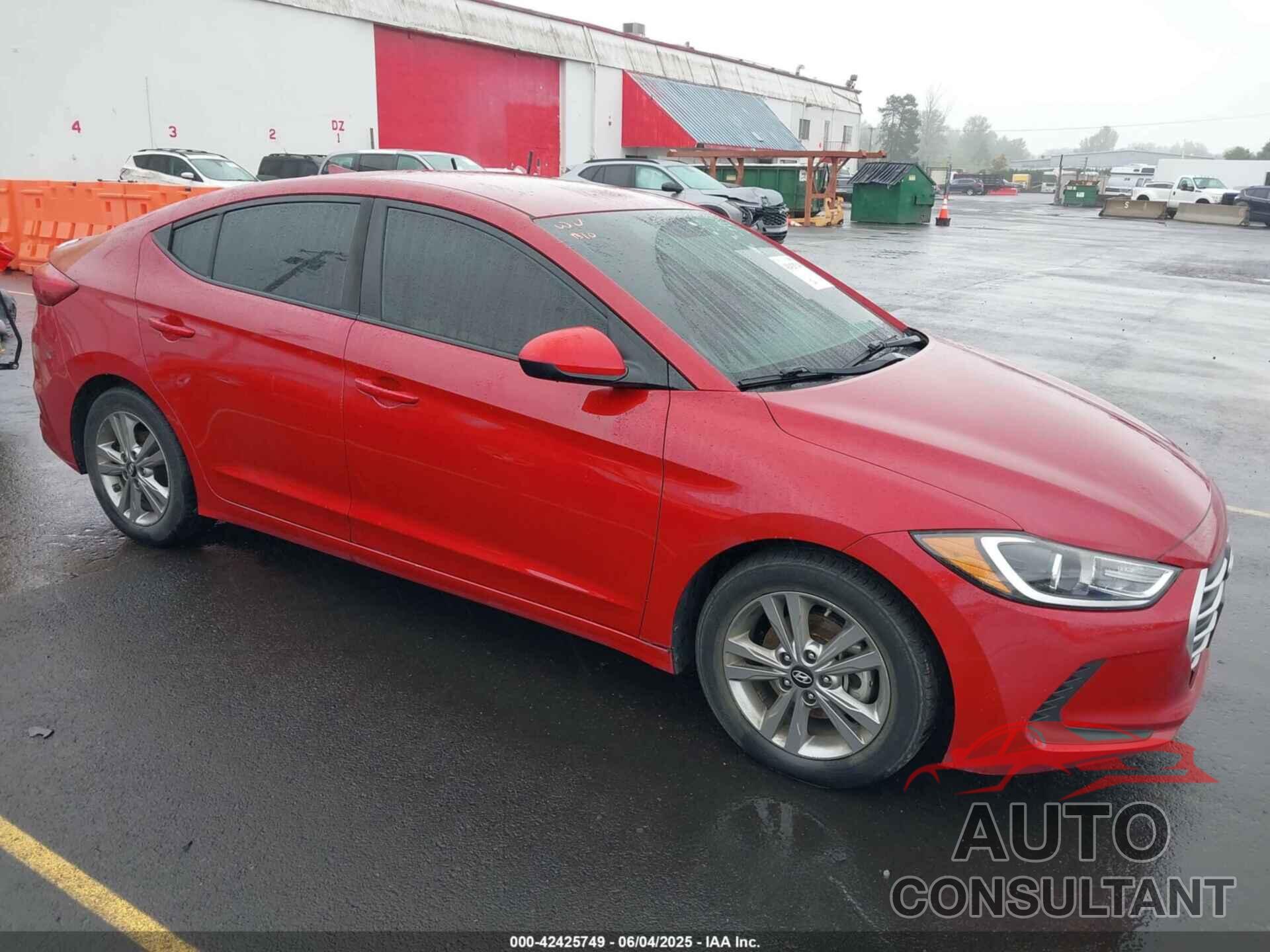 HYUNDAI ELANTRA 2018 - KMHD84LF9JU609112