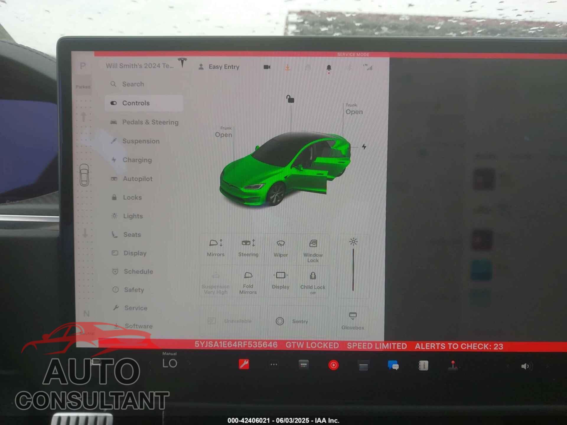 TESLA MODEL S 2024 - 5YJSA1E64RF535646