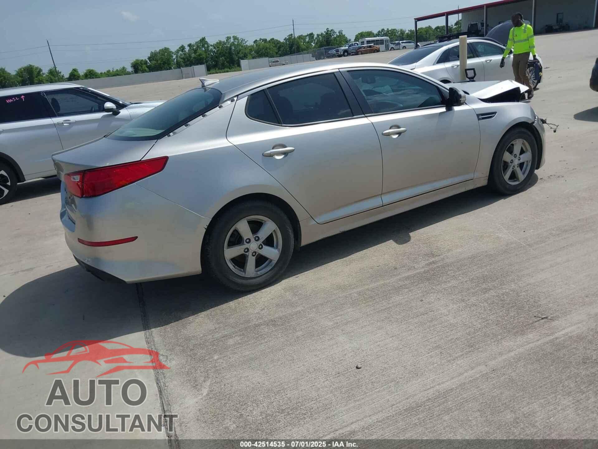 KIA OPTIMA 2015 - KNAGM4A75F5550647