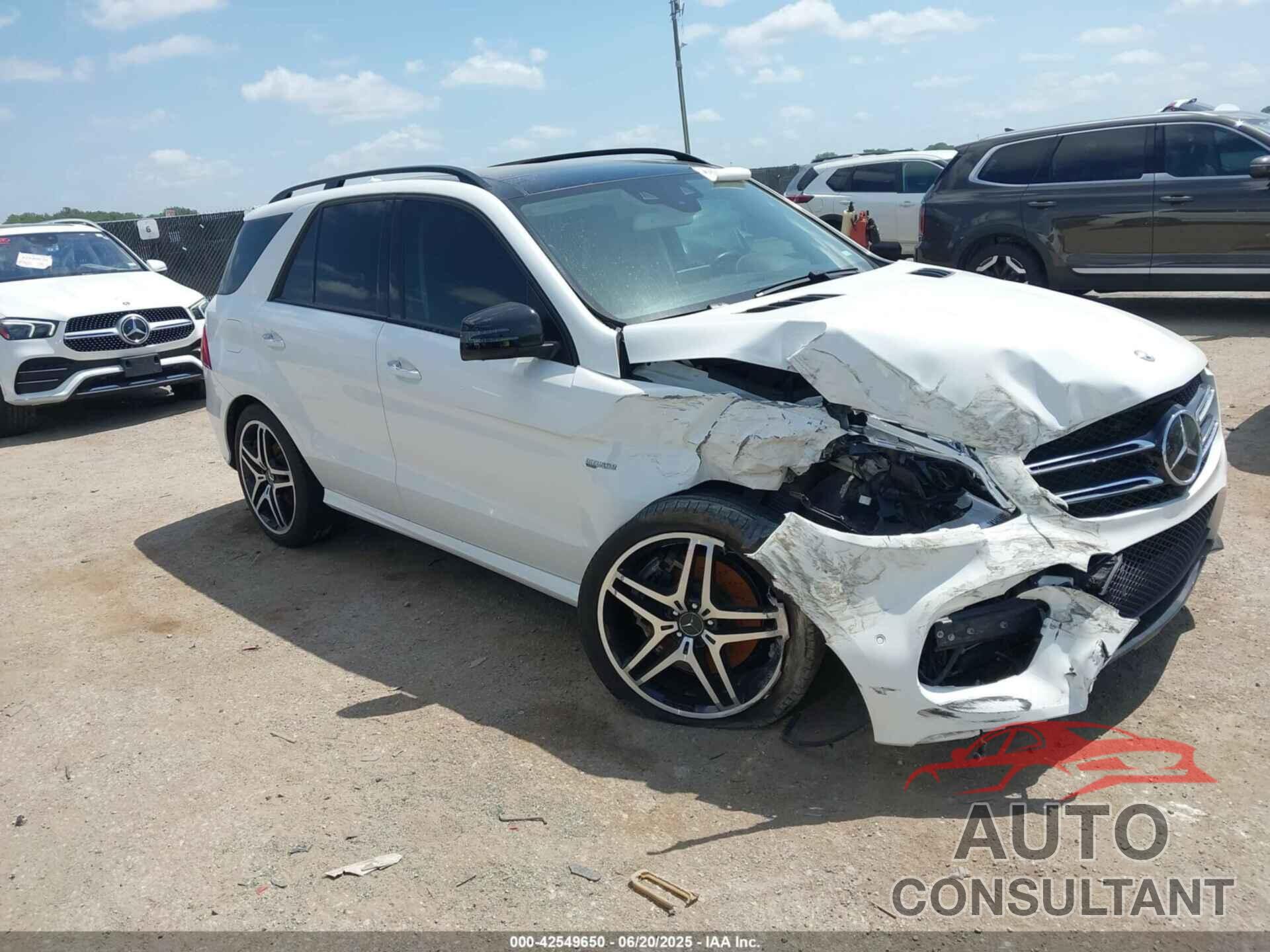MERCEDES-BENZ AMG GLE 43 2018 - 4JGDA6EB9JB168989