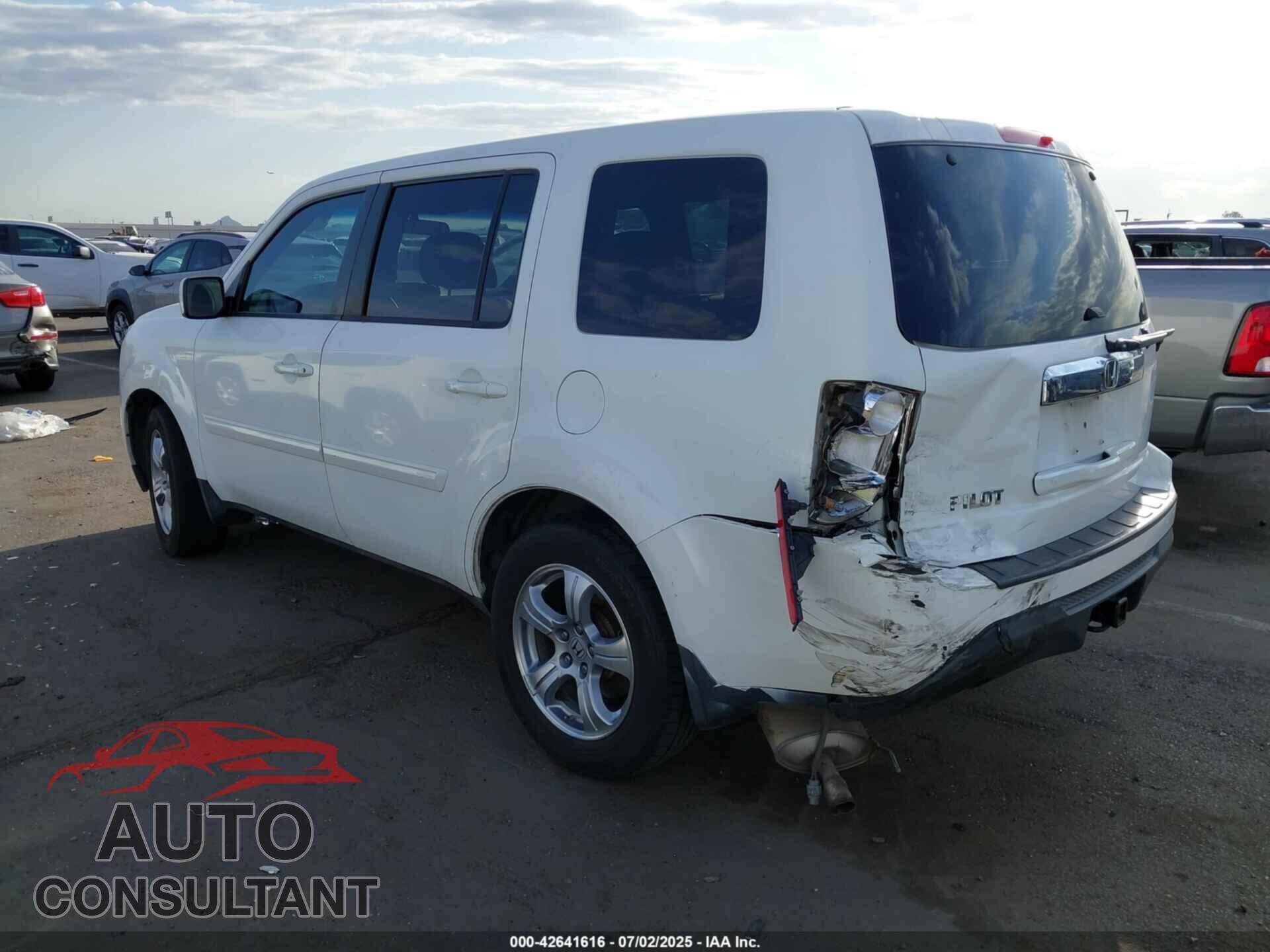 HONDA PILOT 2012 - 5FNYF3H43CB019027