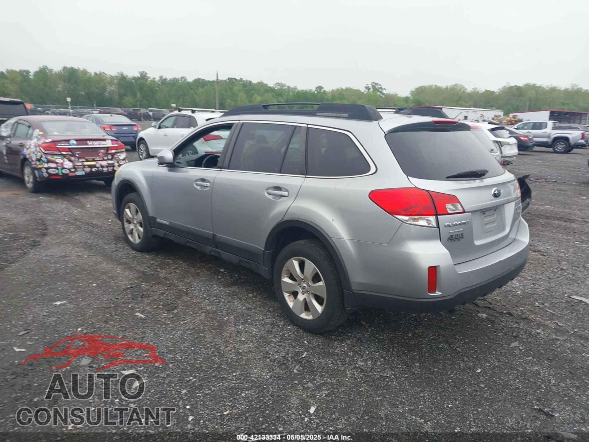 SUBARU OUTBACK 2012 - 4S4BRDJC9C2253496