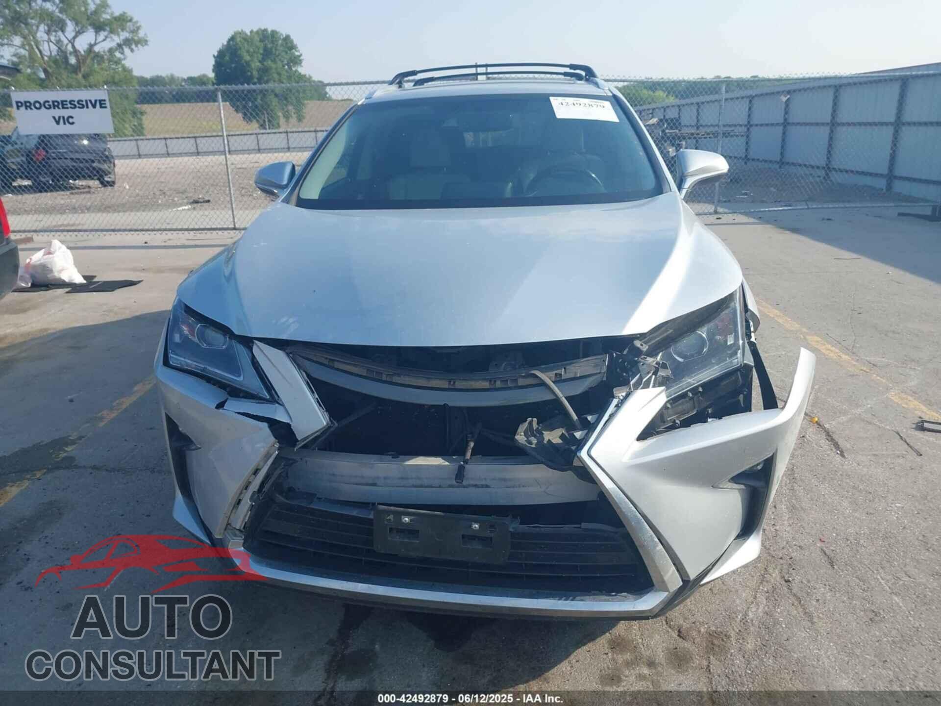 LEXUS RX 2016 - 2T2ZZMCA3GC005603