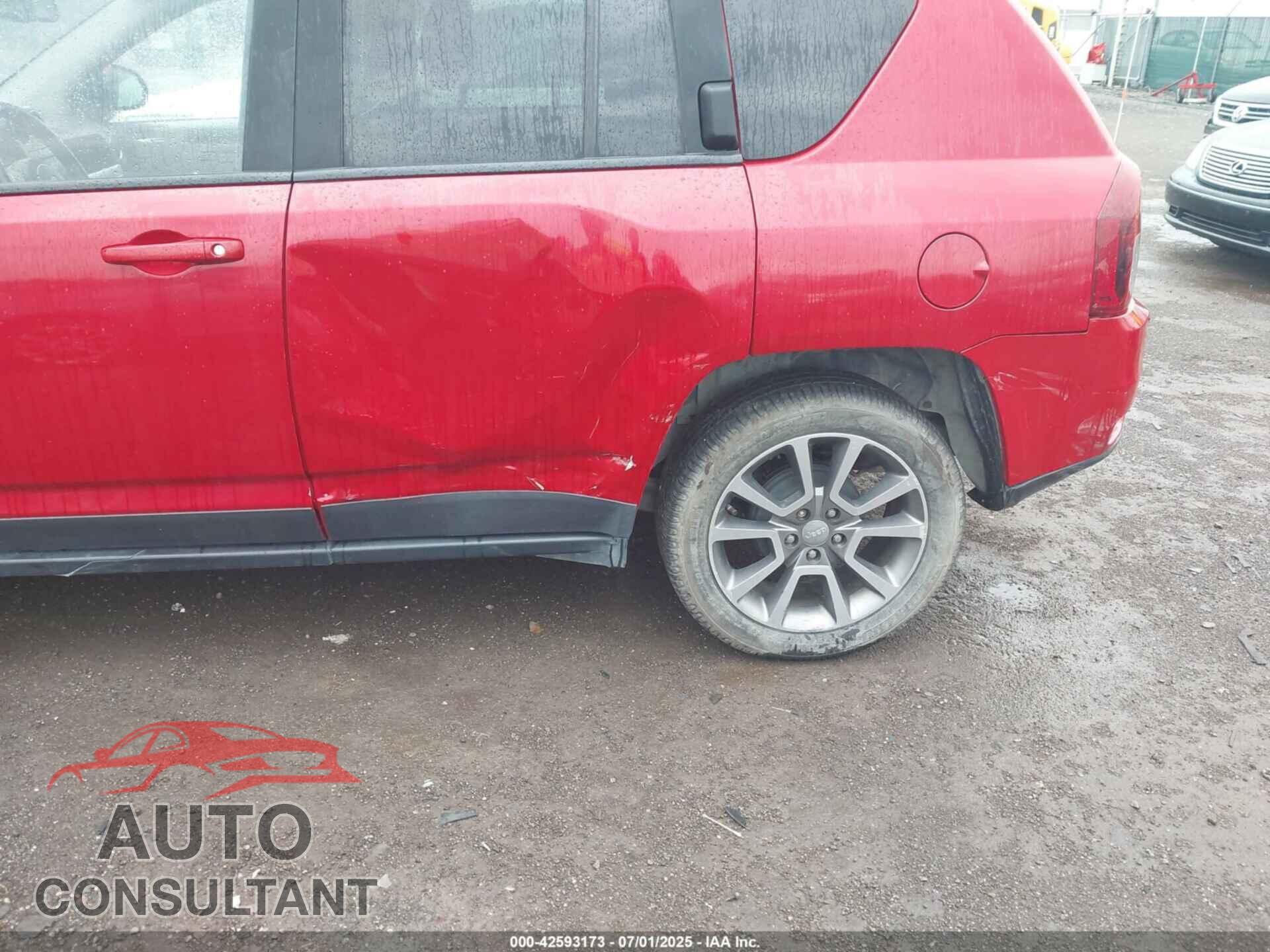 JEEP COMPASS 2017 - 1C4NJCBA8HD166880