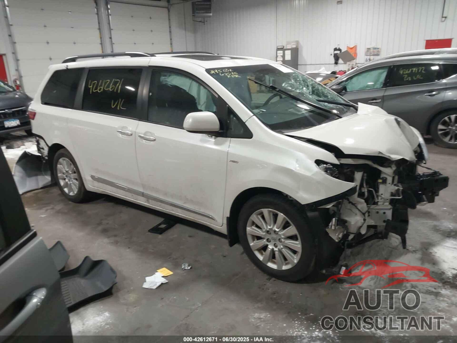 TOYOTA SIENNA 2016 - 5TDDK3DC1GS138669