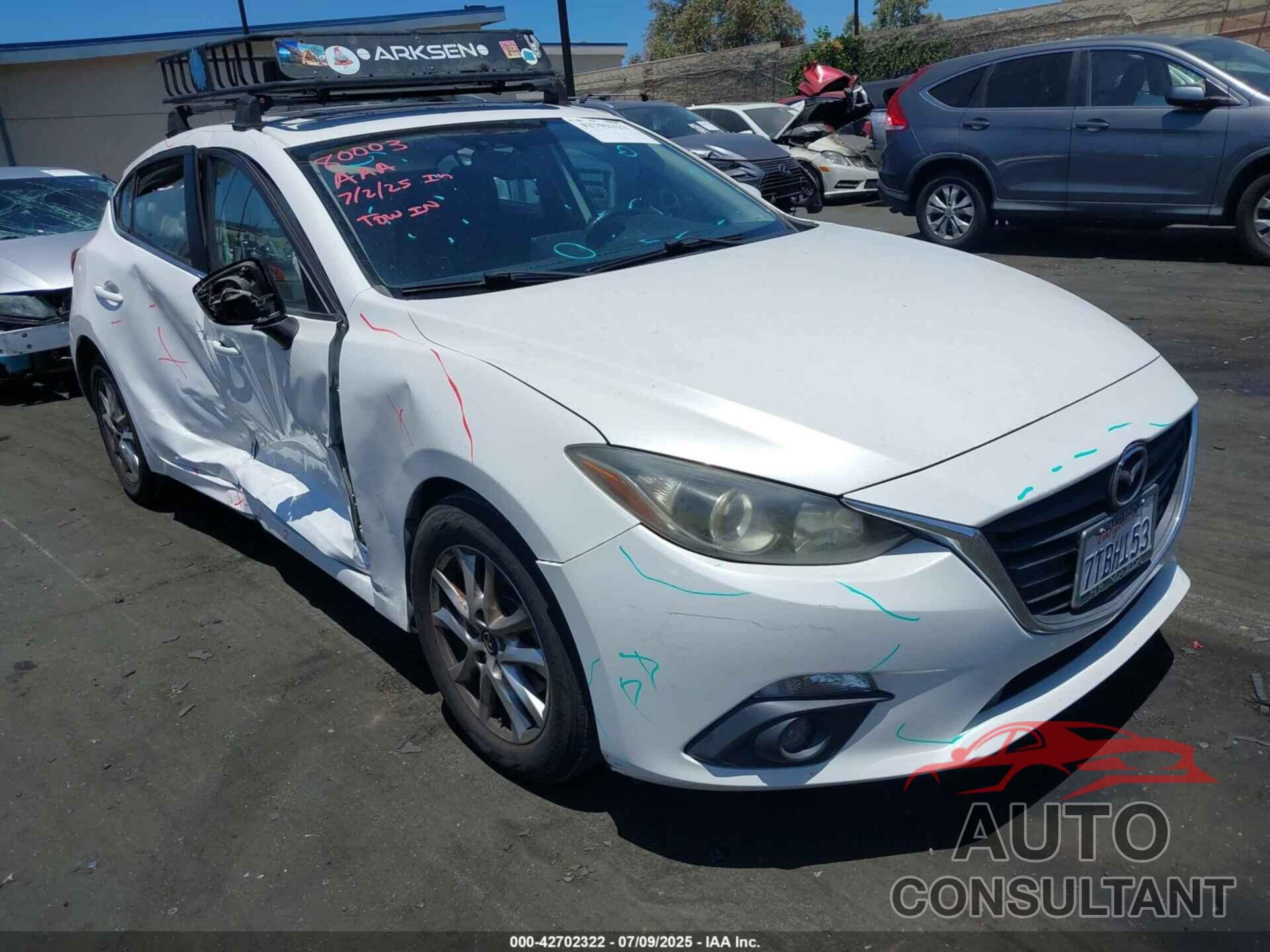 MAZDA MAZDA3 2016 - 3MZBM1M78GM329950