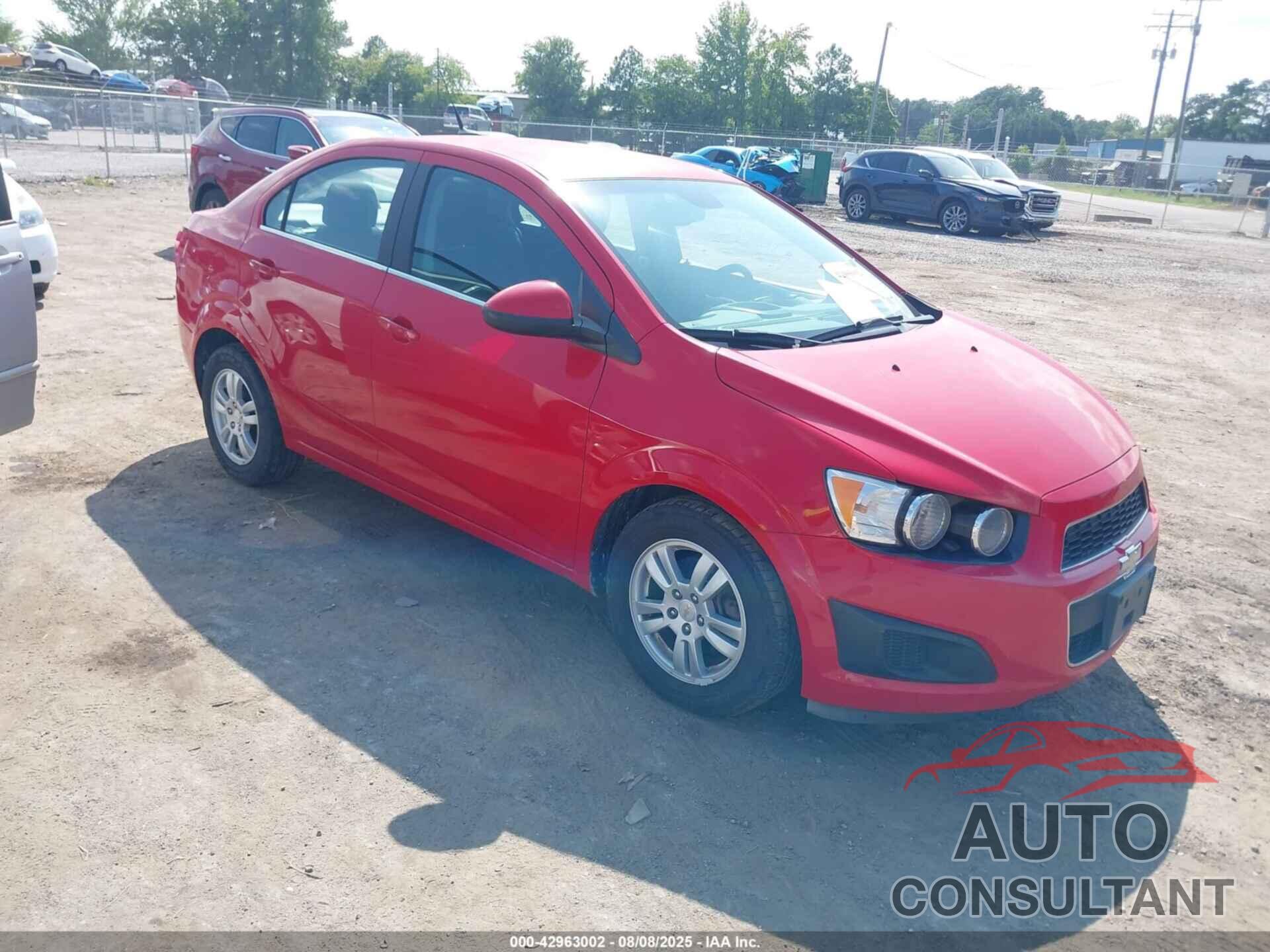 CHEVROLET SONIC 2012 - 1G1JD5SB7C4113759