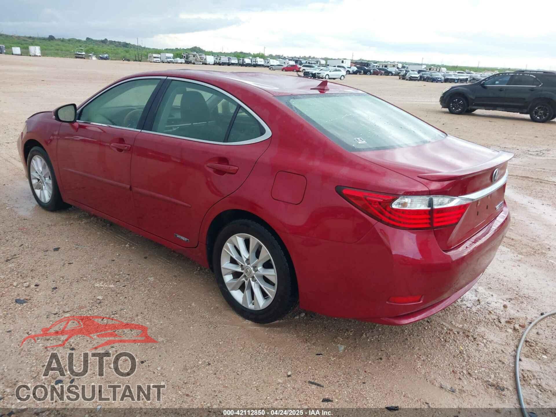 LEXUS ES 300H 2013 - JTHBW1GG7D2024448