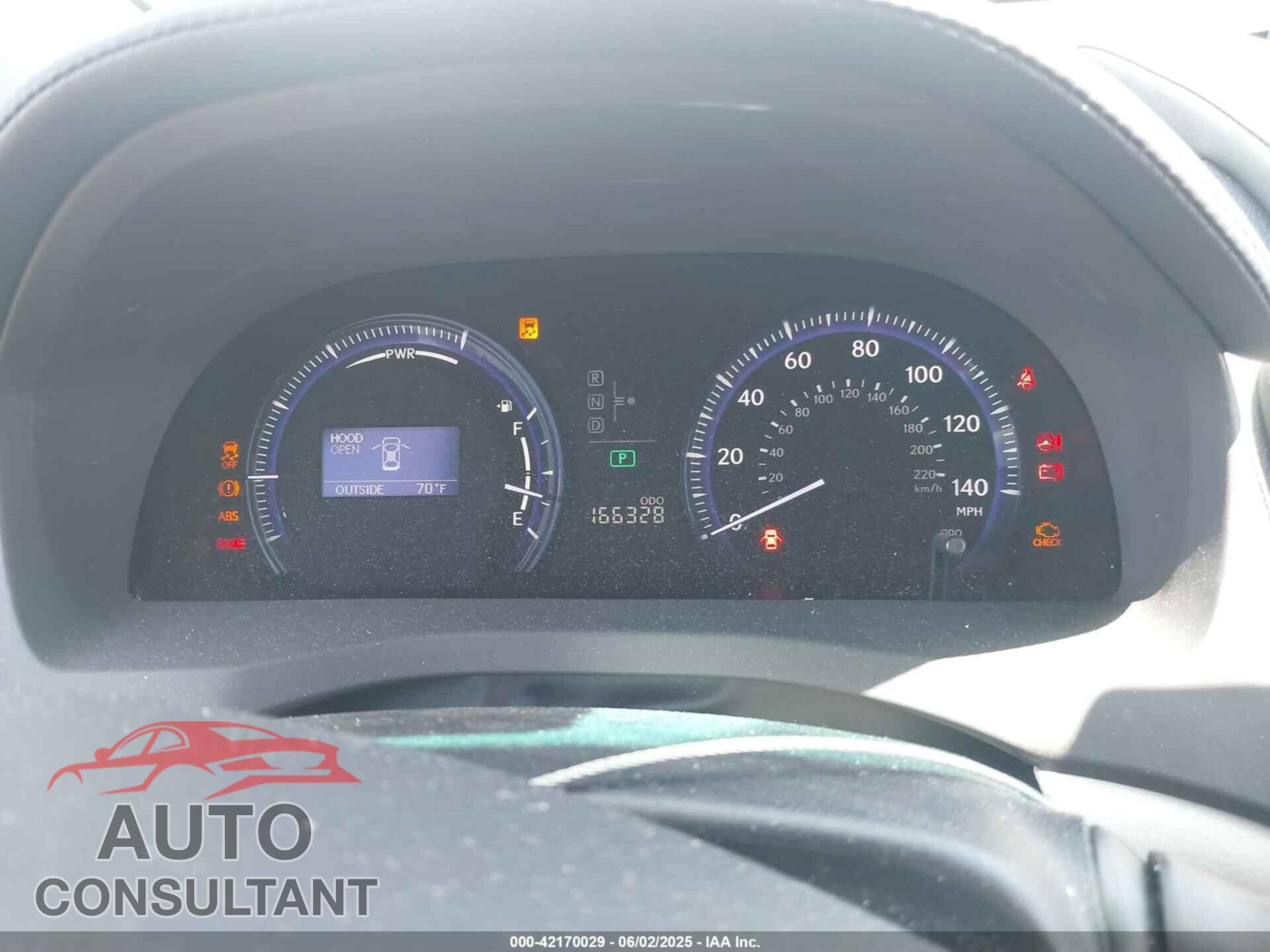 LEXUS HS 250H 2010 - JTHBB1BA8A2016935