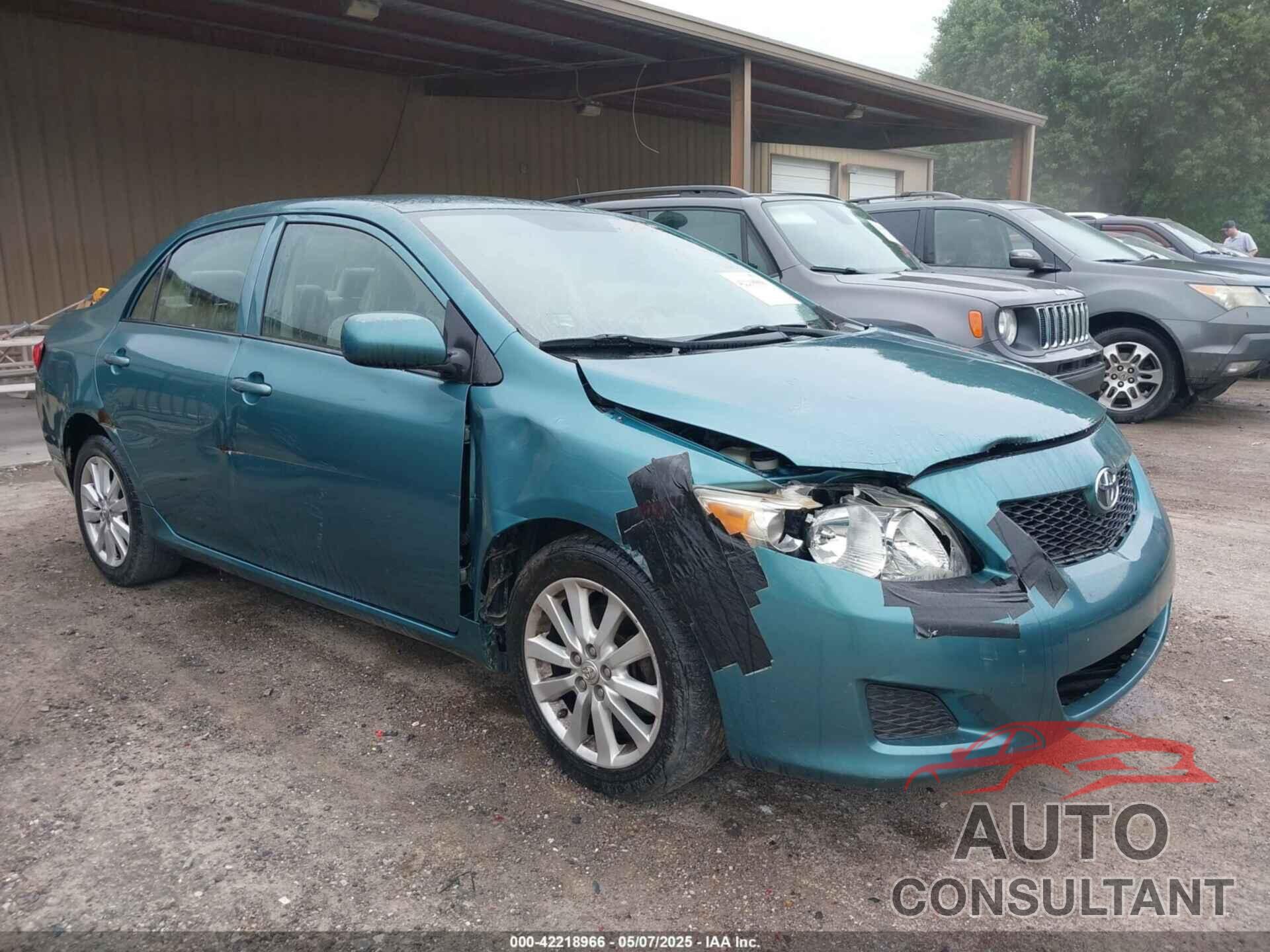TOYOTA COROLLA 2009 - JTDBL40E09J024308