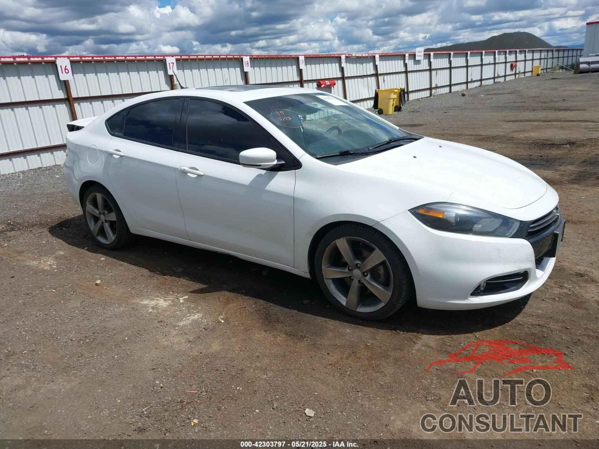 DODGE DART 2014 - 1C3CDFEB5ED723409