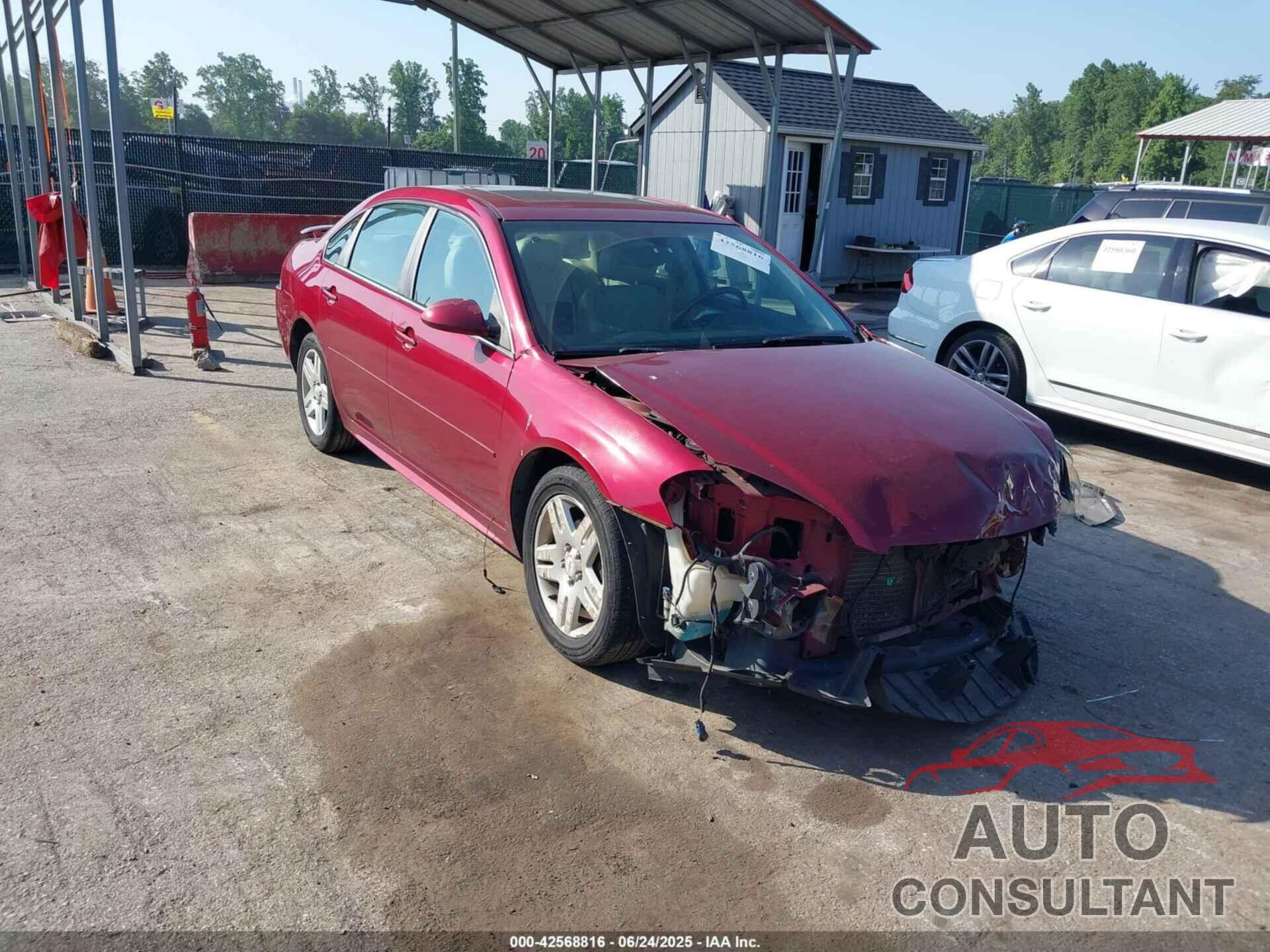CHEVROLET IMPALA 2010 - 2G1WB5EN9A1188876