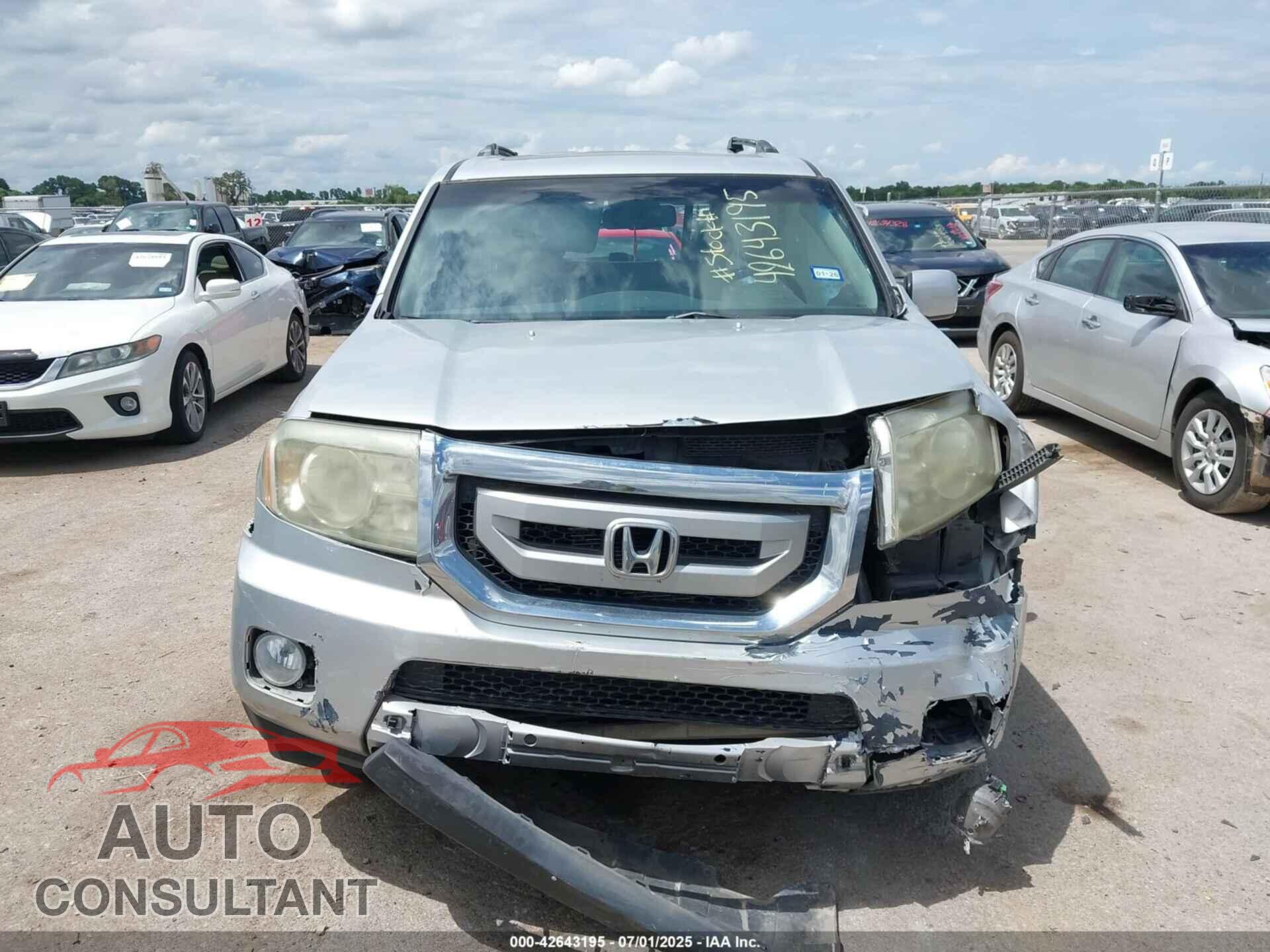 HONDA PILOT 2009 - 5FNYF38549B017451
