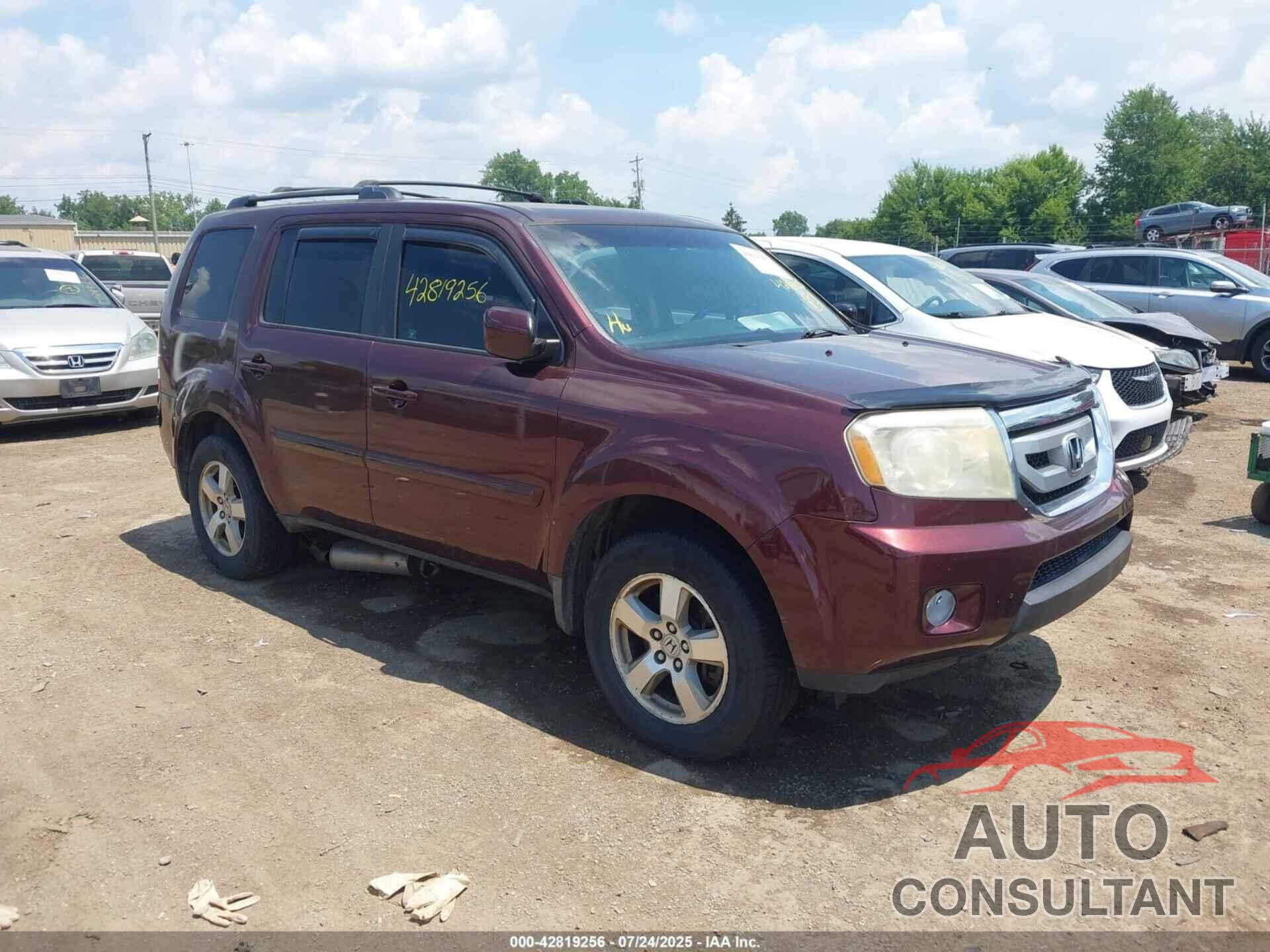 HONDA PILOT 2009 - 5FNYF48549B005855