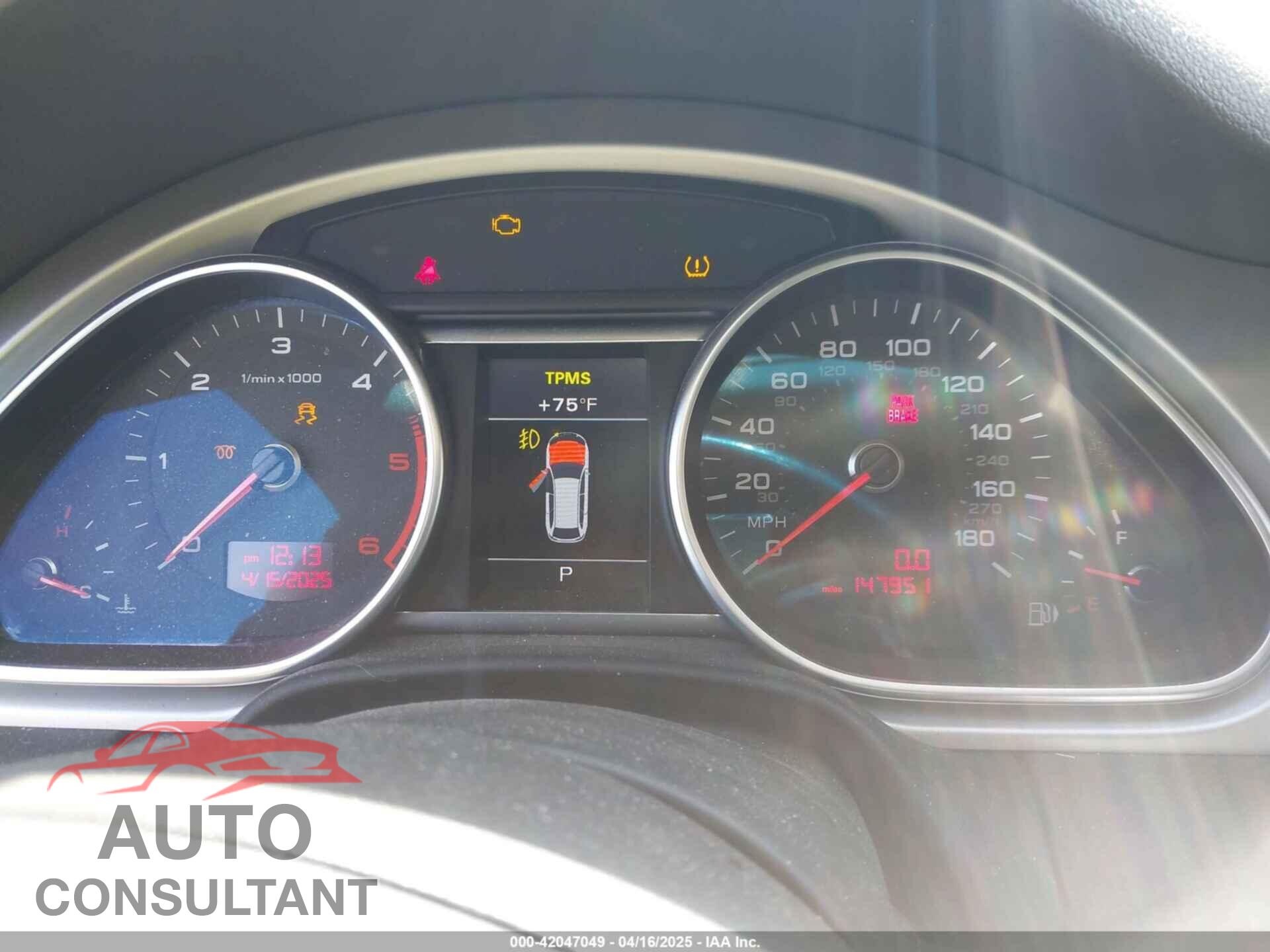AUDI Q7 2011 - WA1VMBFE8BD009883