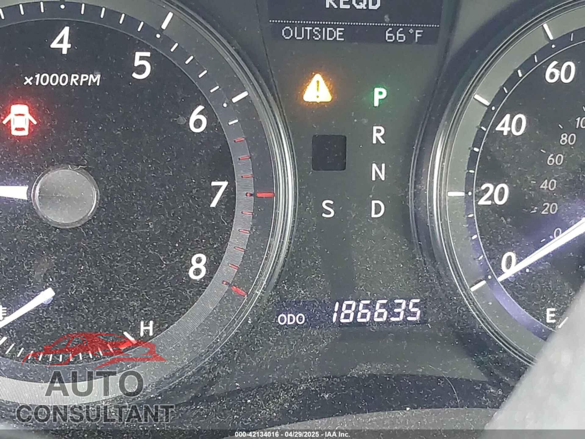 LEXUS ES 350 2010 - JTHBK1EG8A2395810