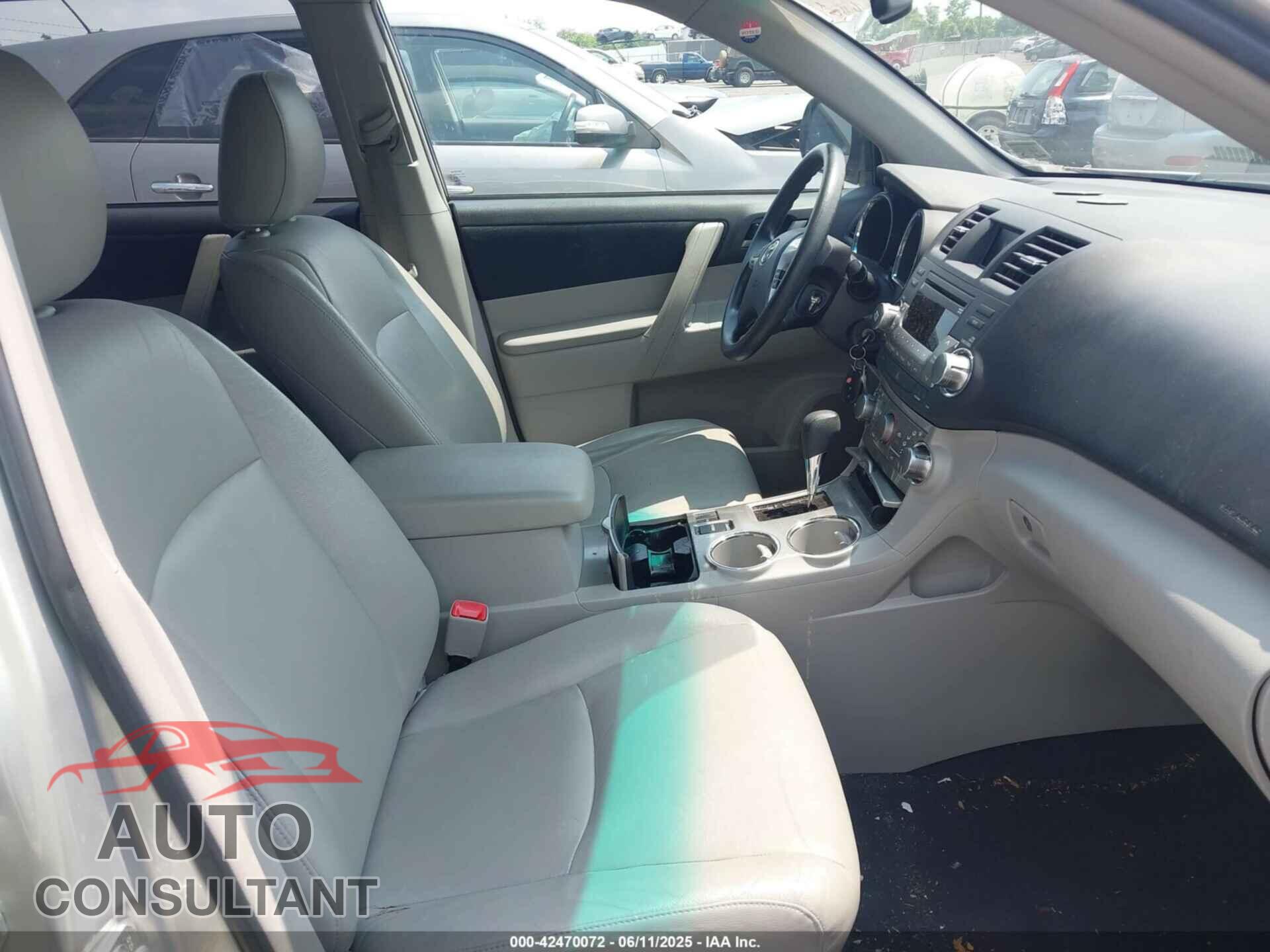 TOYOTA HIGHLANDER 2012 - 5TDZK3EH1CS085062