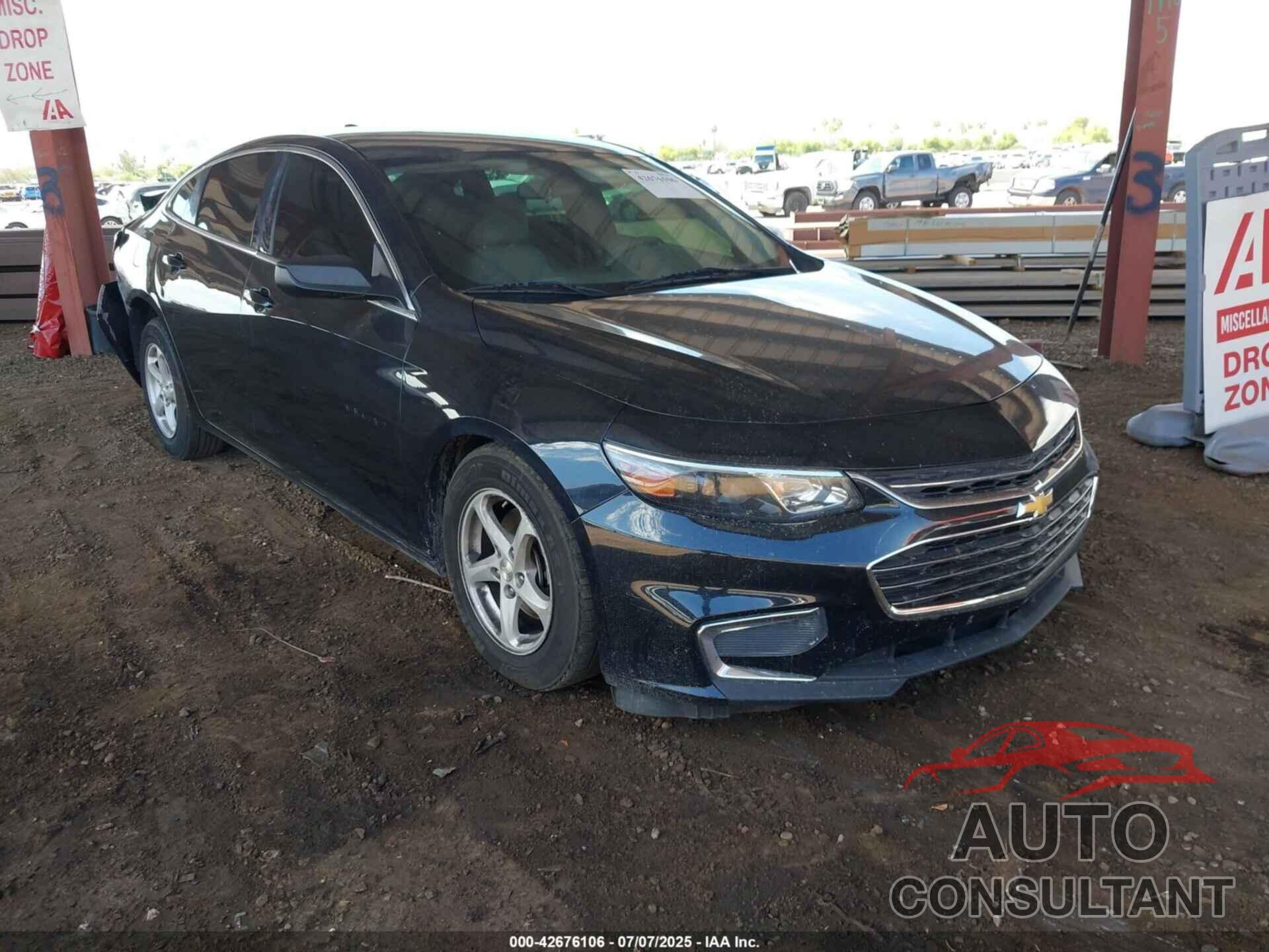 CHEVROLET MALIBU 2016 - 1G1ZB5ST9GF293872