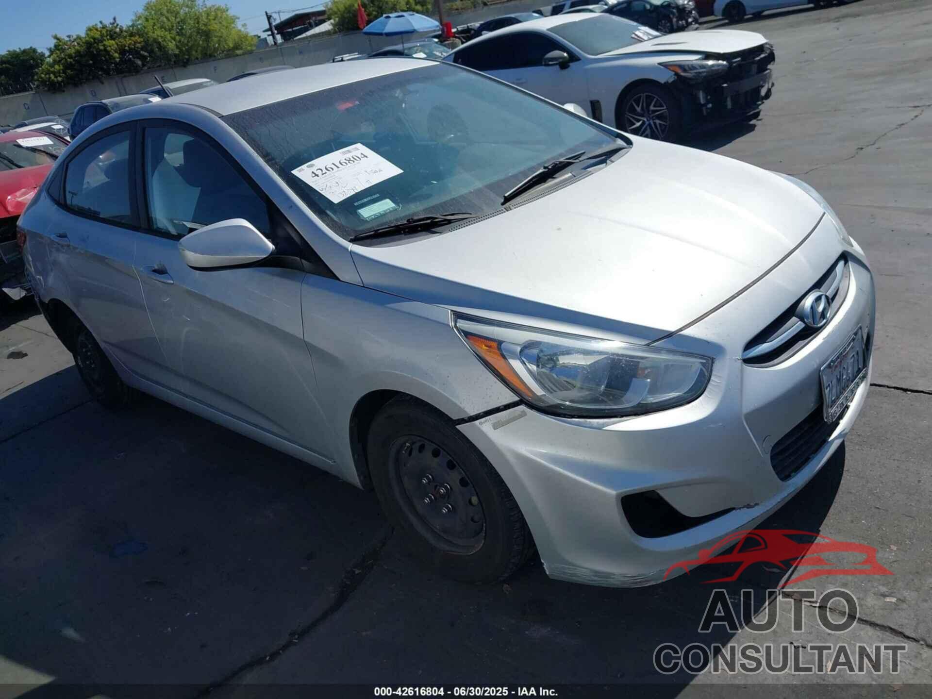 HYUNDAI ACCENT 2015 - KMHCT4AE3FU886799