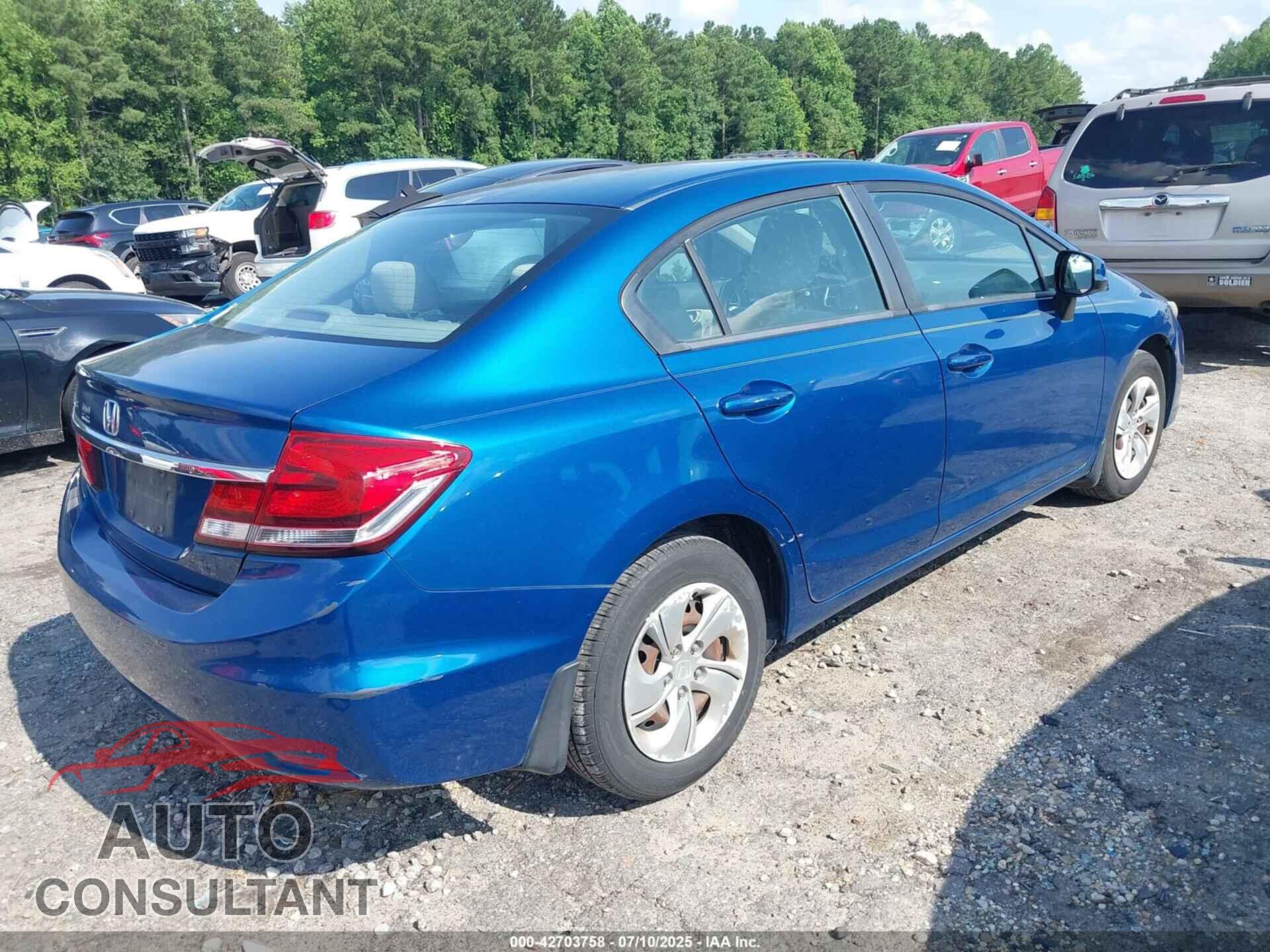 HONDA CIVIC 2013 - 2HGFB2F57DH592633