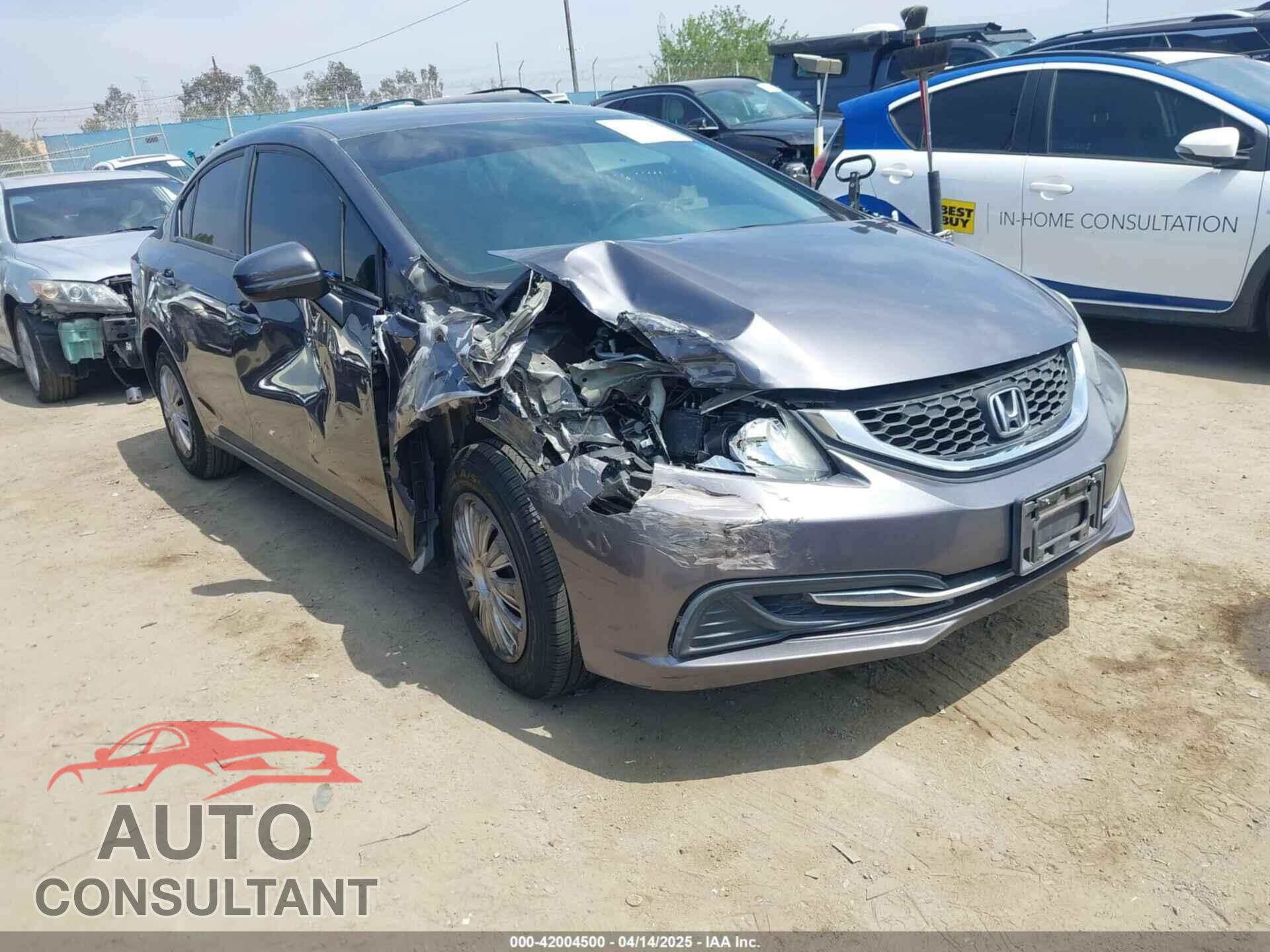 HONDA CIVIC 2015 - 19XFB2E59FE011955