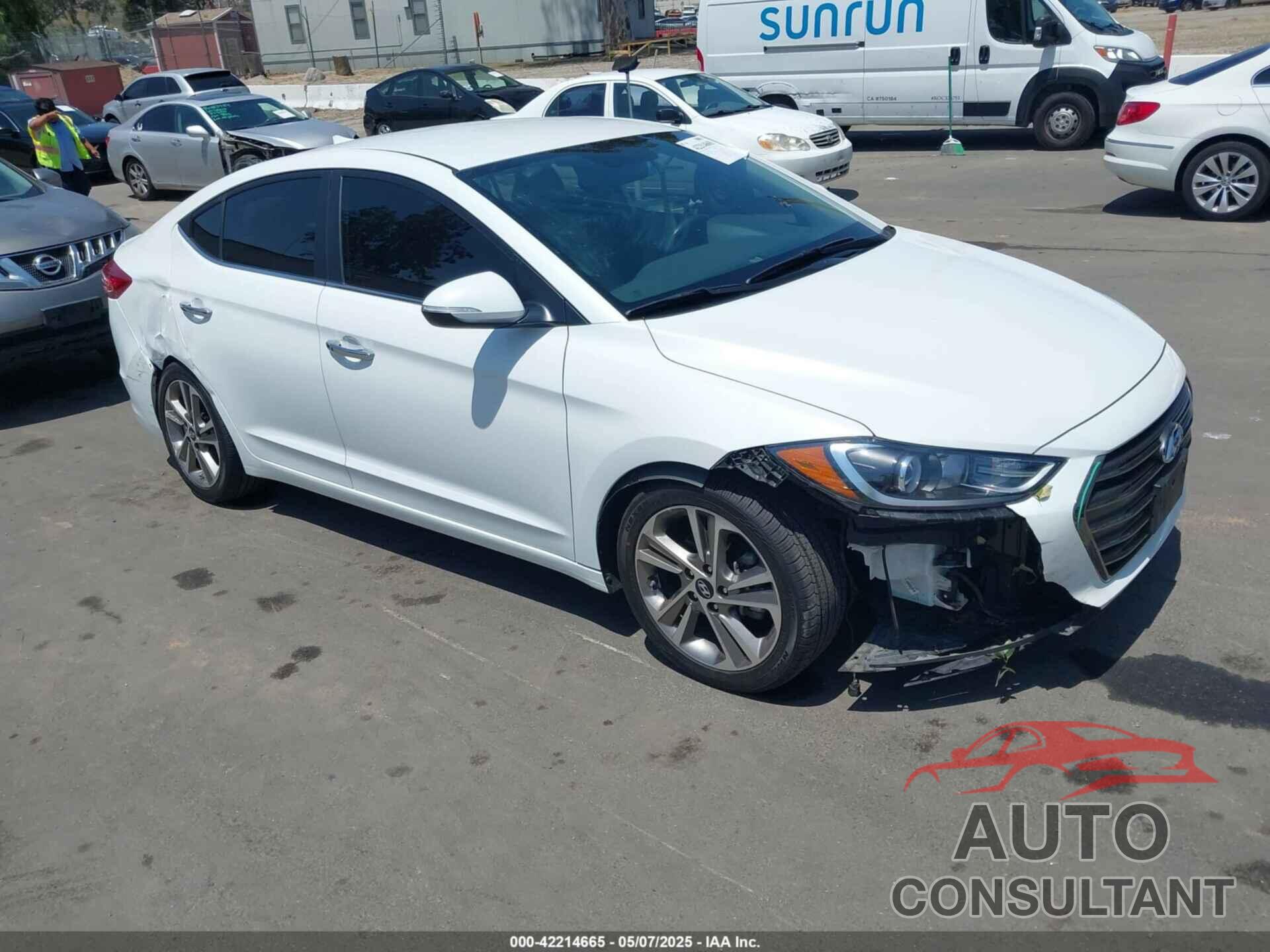 HYUNDAI ELANTRA 2017 - 5NPD84LF1HH047909