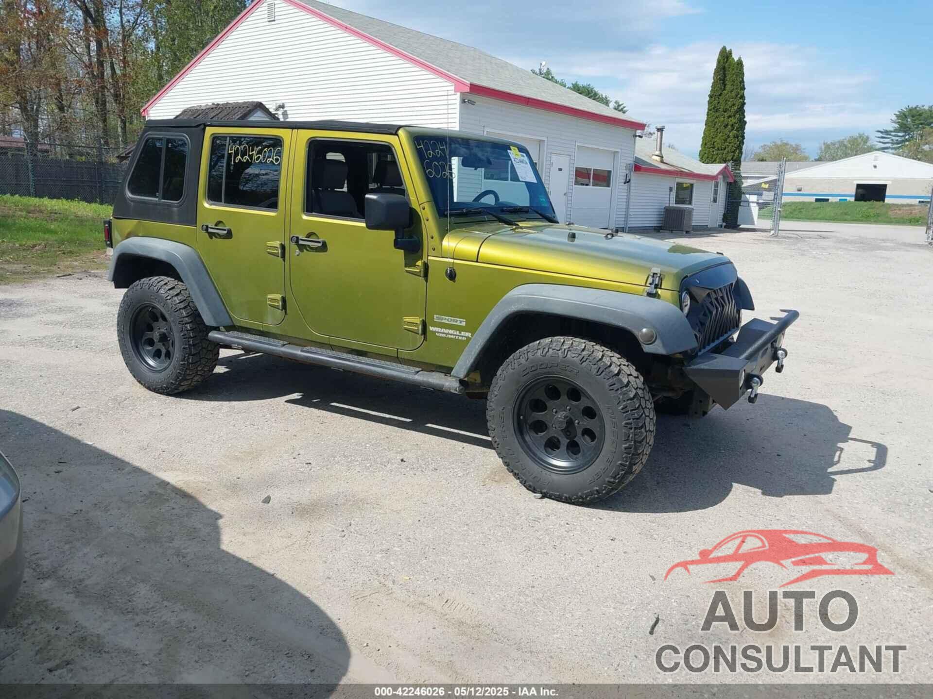 JEEP WRANGLER UNLIMITED 2010 - 1J4BA3H10AL202092