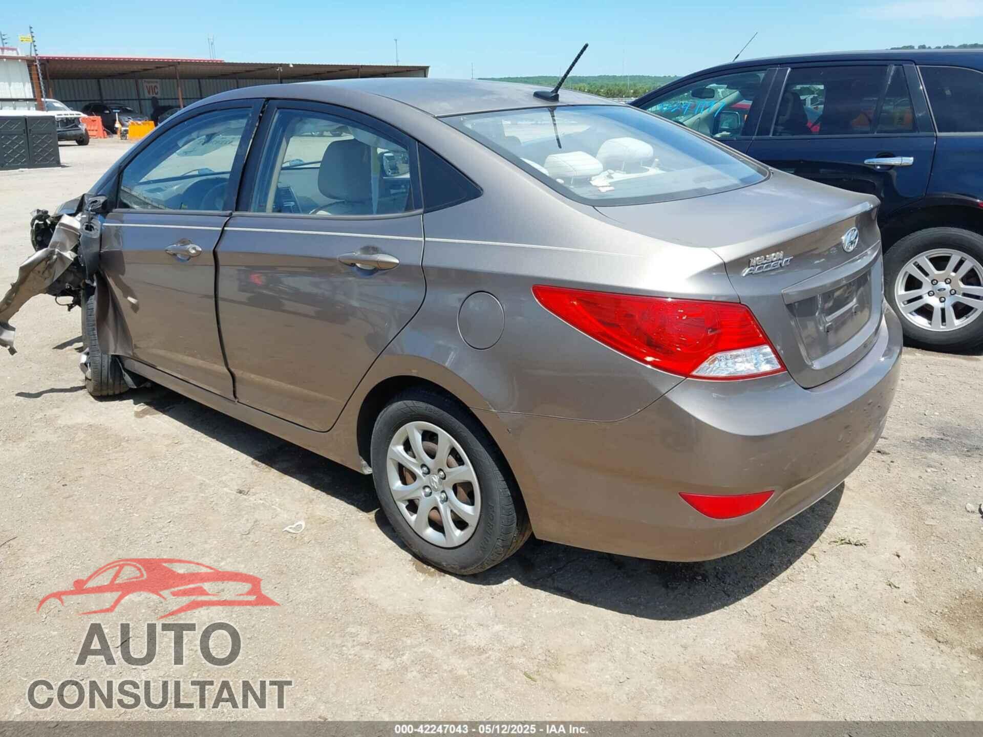 HYUNDAI ACCENT 2012 - KMHCT4AE1CU186212