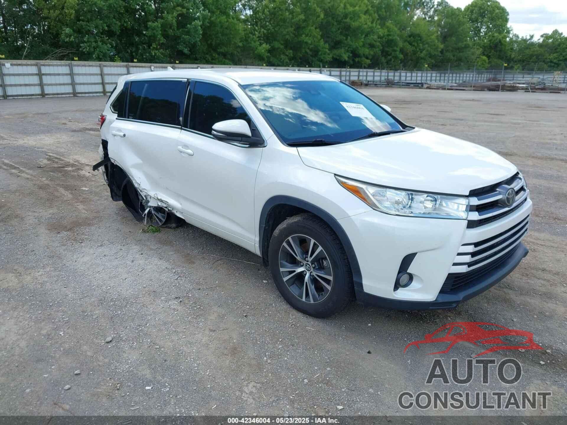 TOYOTA HIGHLANDER 2017 - 5TDBZRFH6HS456819