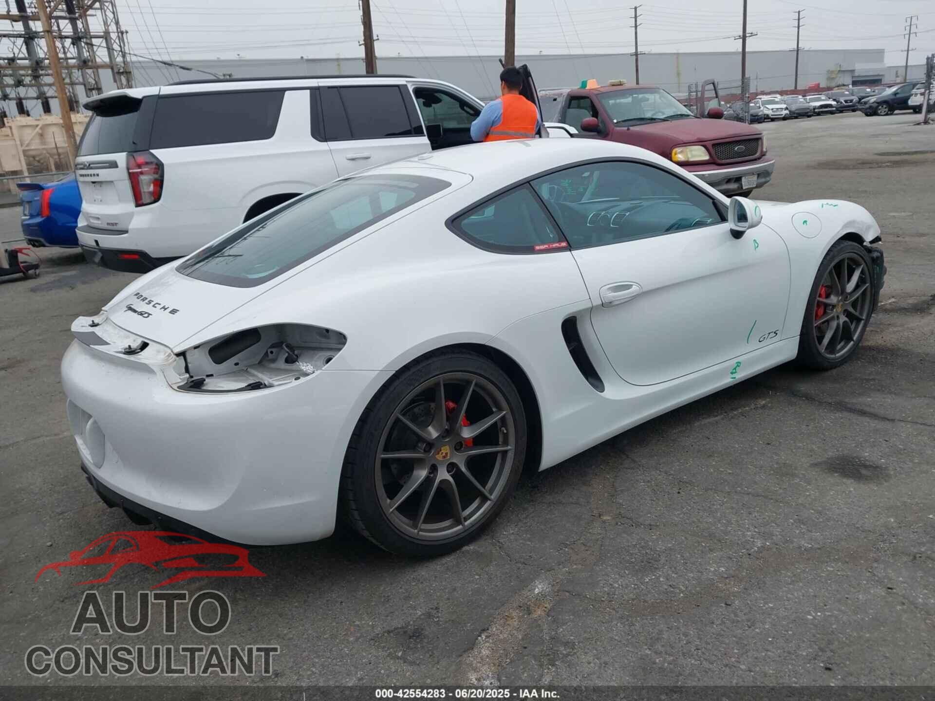 PORSCHE CAYMAN 2016 - WP0AB2A89GK185713