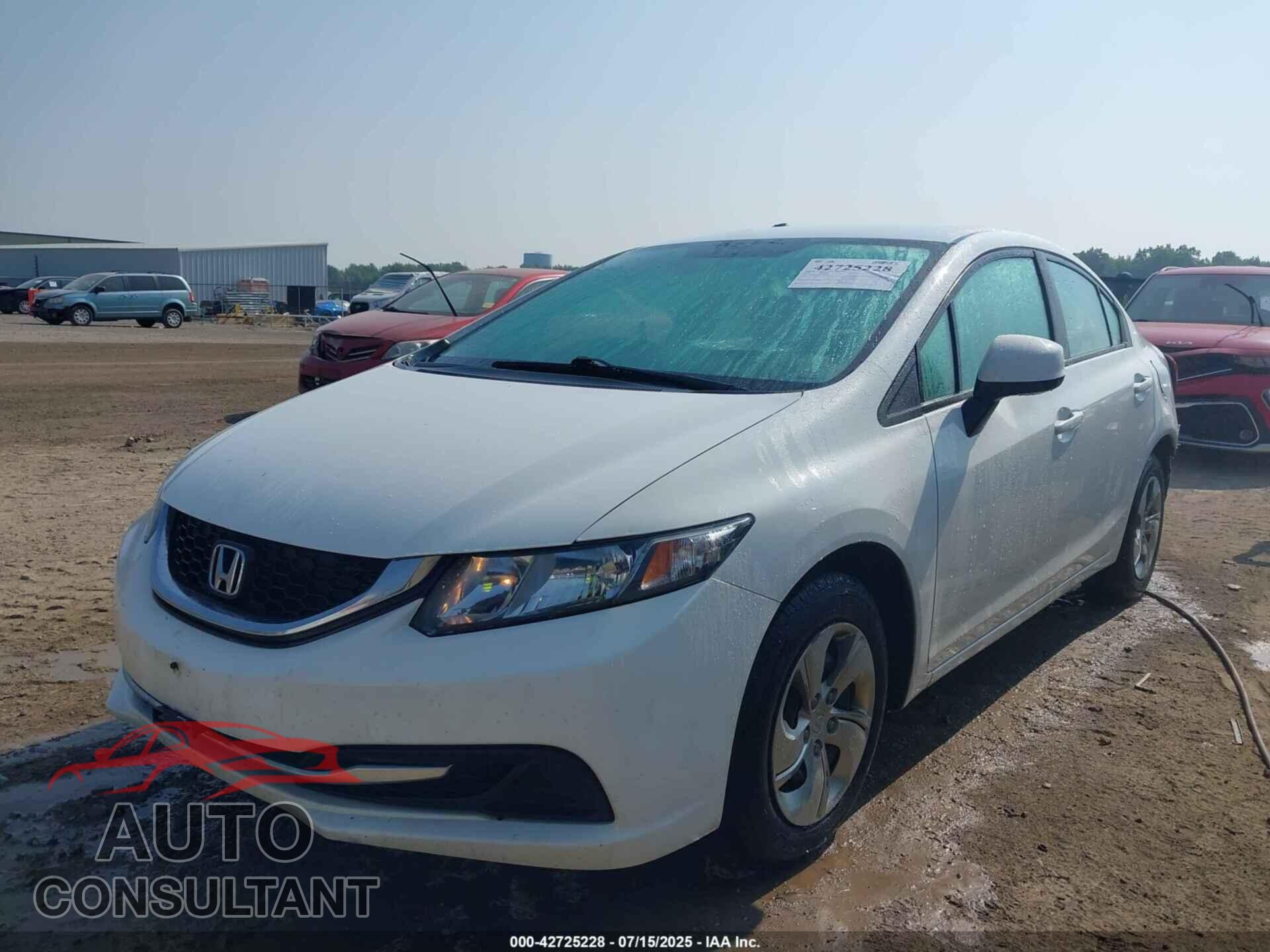 HONDA CIVIC 2013 - 19XFB2F50DE037937