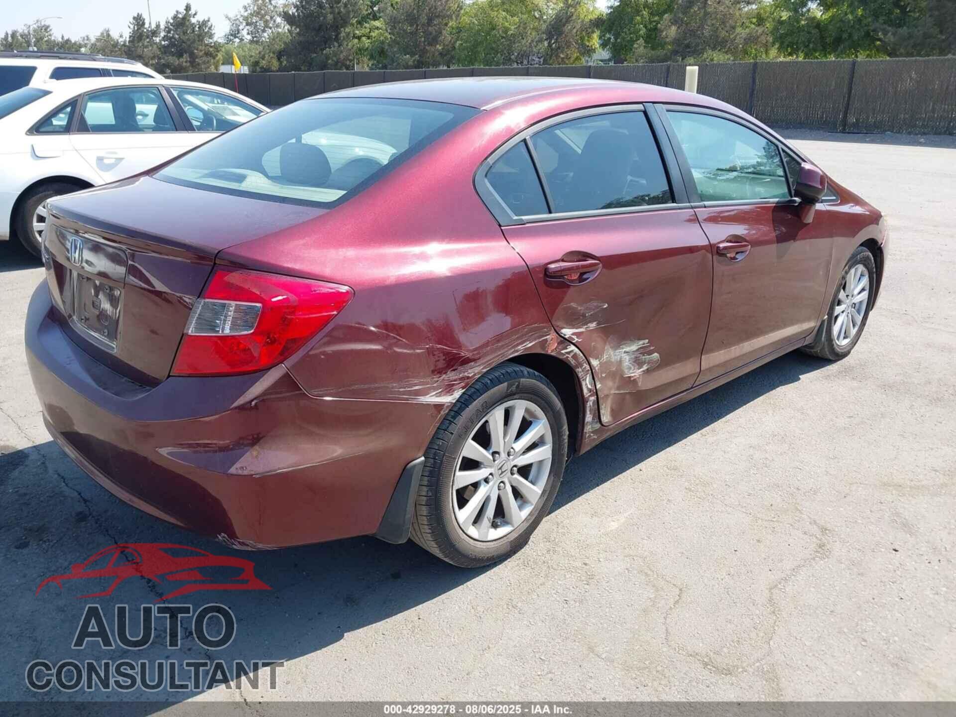 HONDA CIVIC 2012 - 2HGFB2F89CH515366
