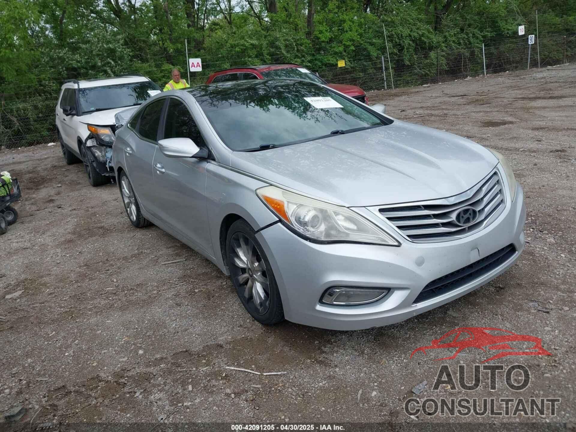 HYUNDAI AZERA 2012 - KMHFH4JG4CA125907