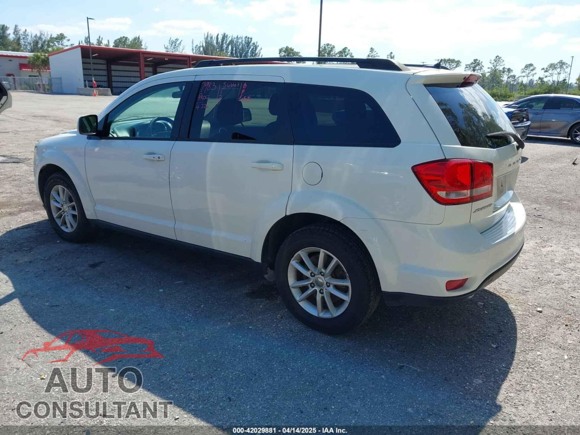 DODGE JOURNEY 2015 - 3C4PDCBG4FT727376