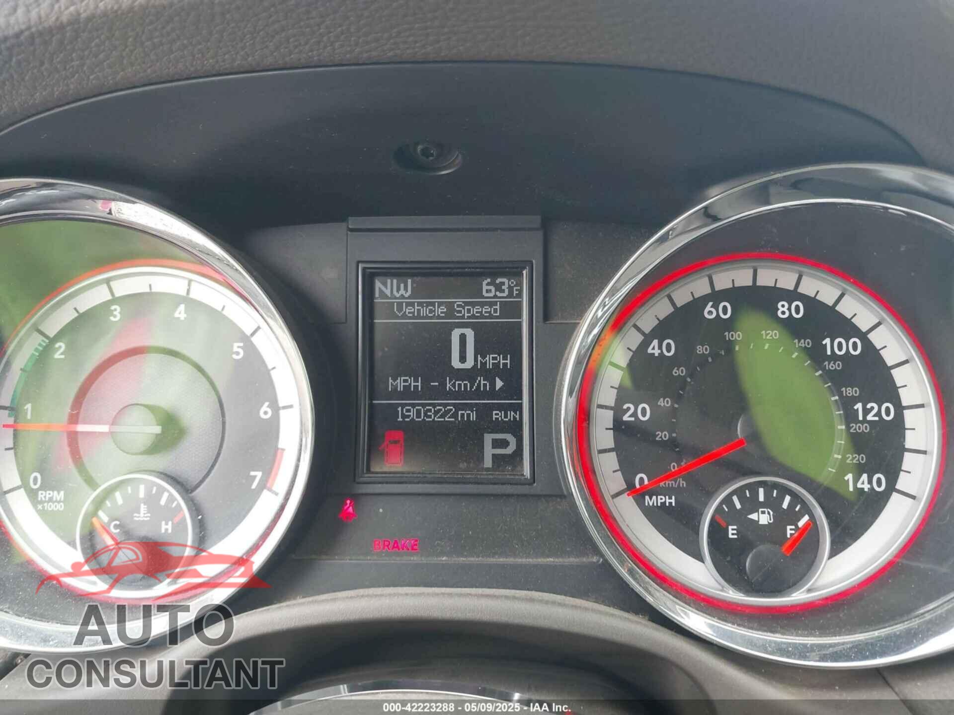 DODGE DURANGO 2013 - 1C4RDJDG4DC527858