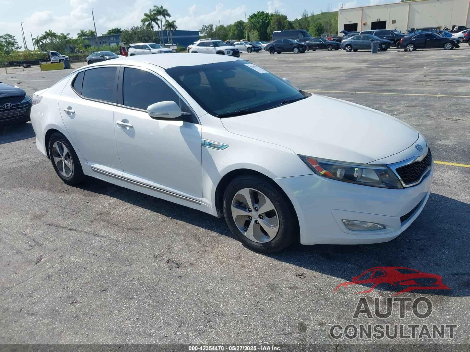 KIA OPTIMA HYBRID 2014 - KNAGM4AD5E5070628