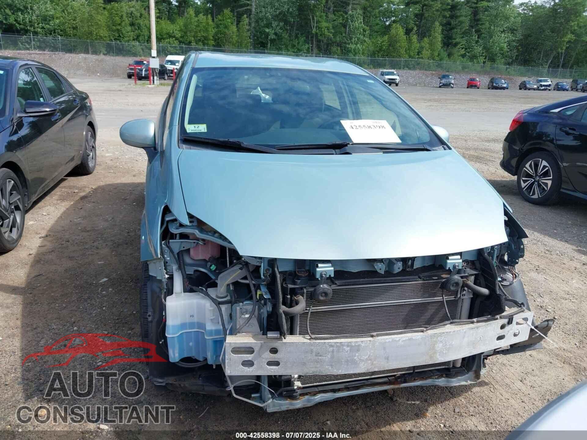 TOYOTA PRIUS 2012 - JTDKN3DU2C1515976