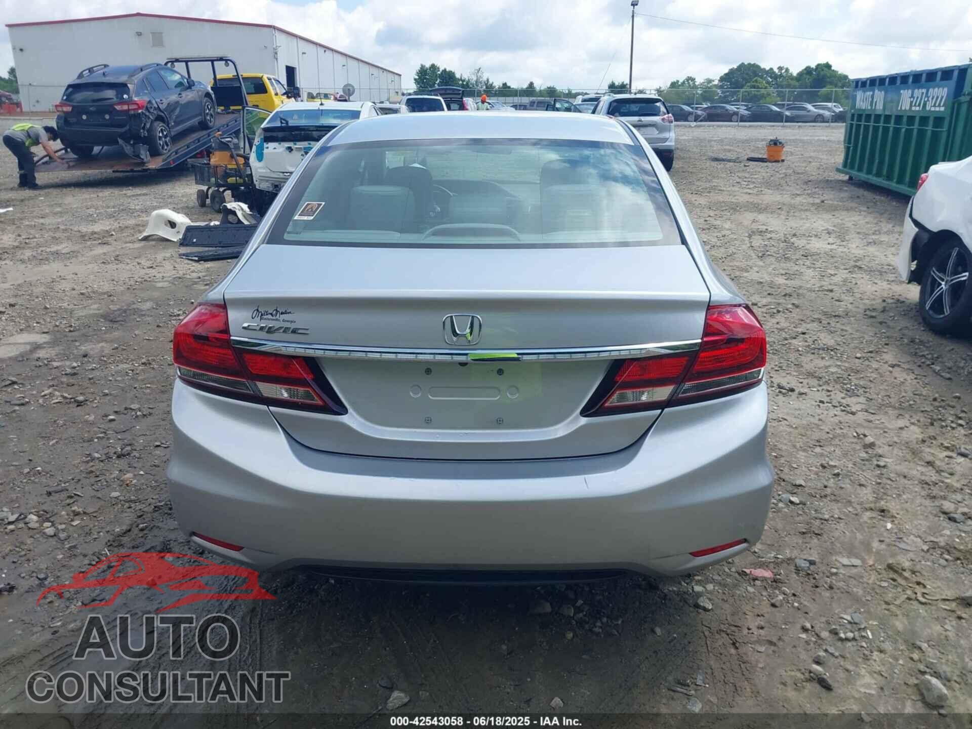 HONDA CIVIC 2015 - 19XFB2F57FE112362